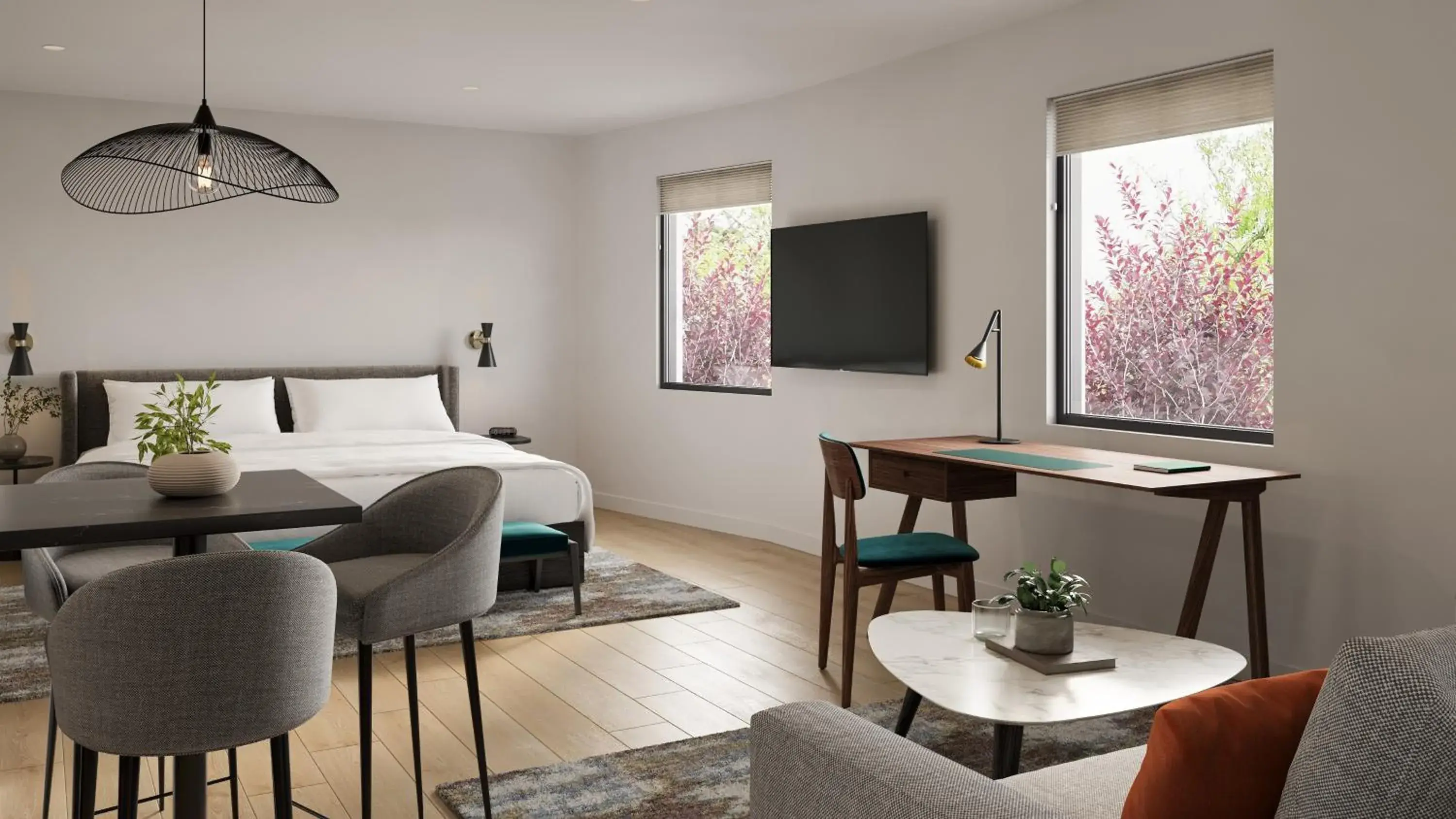 Studio Apartment with Queen Bed in The Como Hotel Studio Apartment with Queen Bed in The Como Hotel