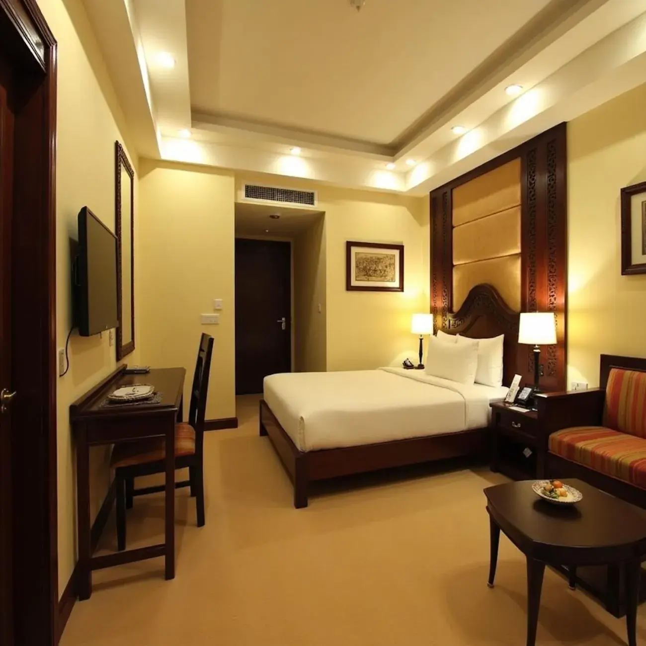 Bedroom, Bed in Hotel Urban Royale - IGI Airport Delhi Bedroom, Bed in Hotel Urban Royale - IGI Airport Delhi