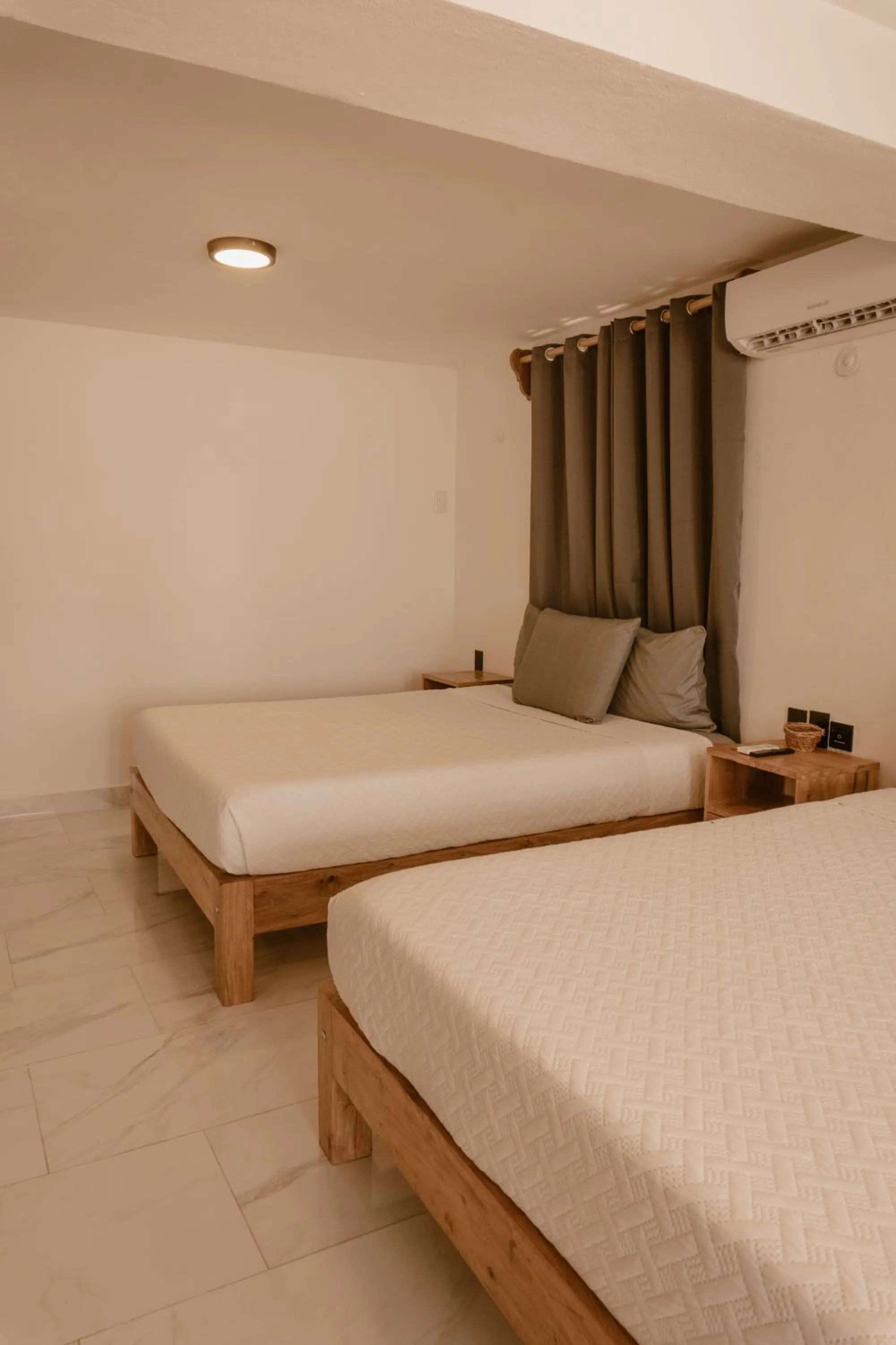 Bed in Hotel Solana Bacalar Lakefront