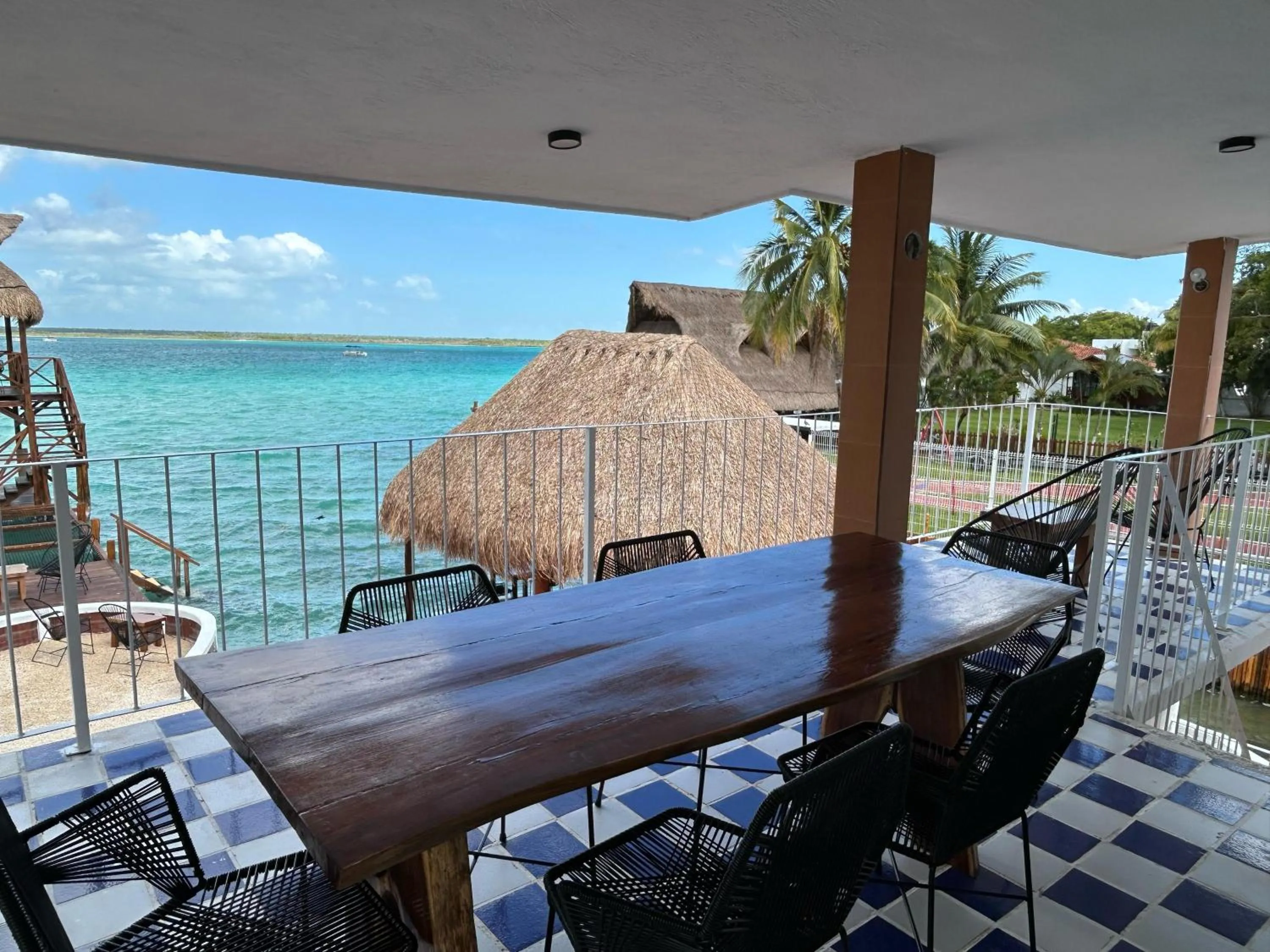 Balcony/Terrace in Hotel Solana Bacalar Lakefront