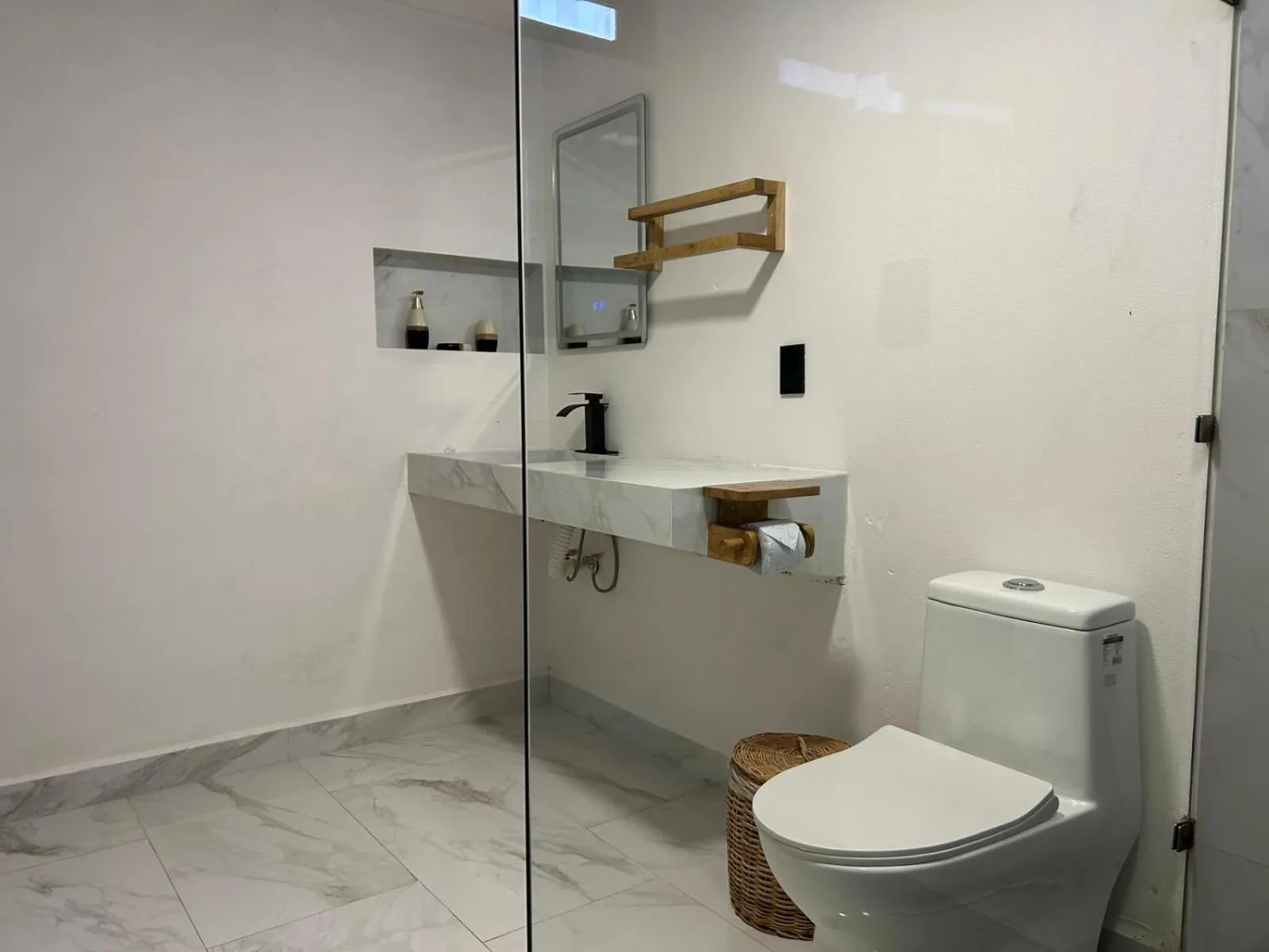 Bathroom in Hotel Solana Bacalar Lakefront