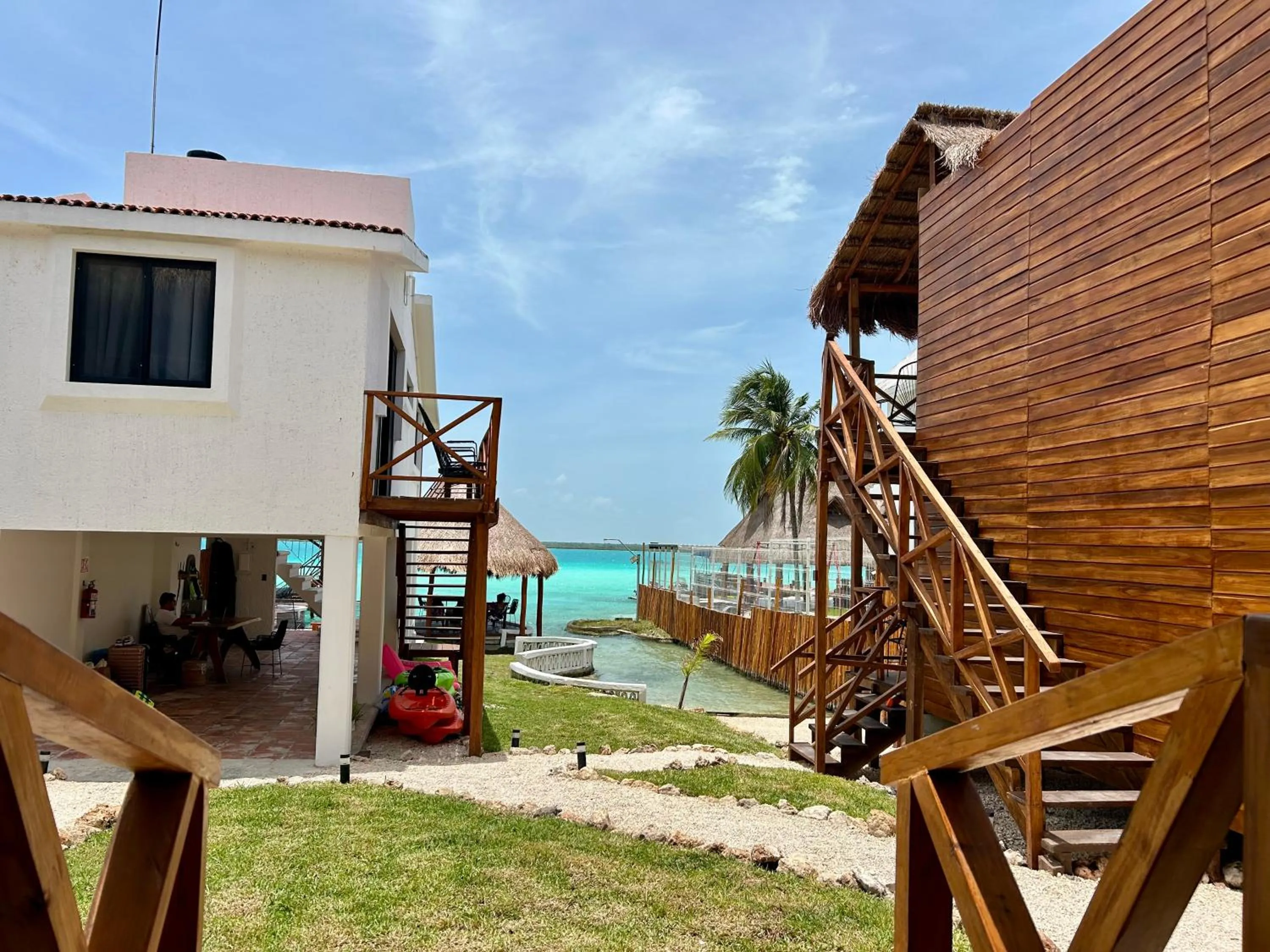 Balcony/Terrace in Hotel Solana Bacalar Lakefront
