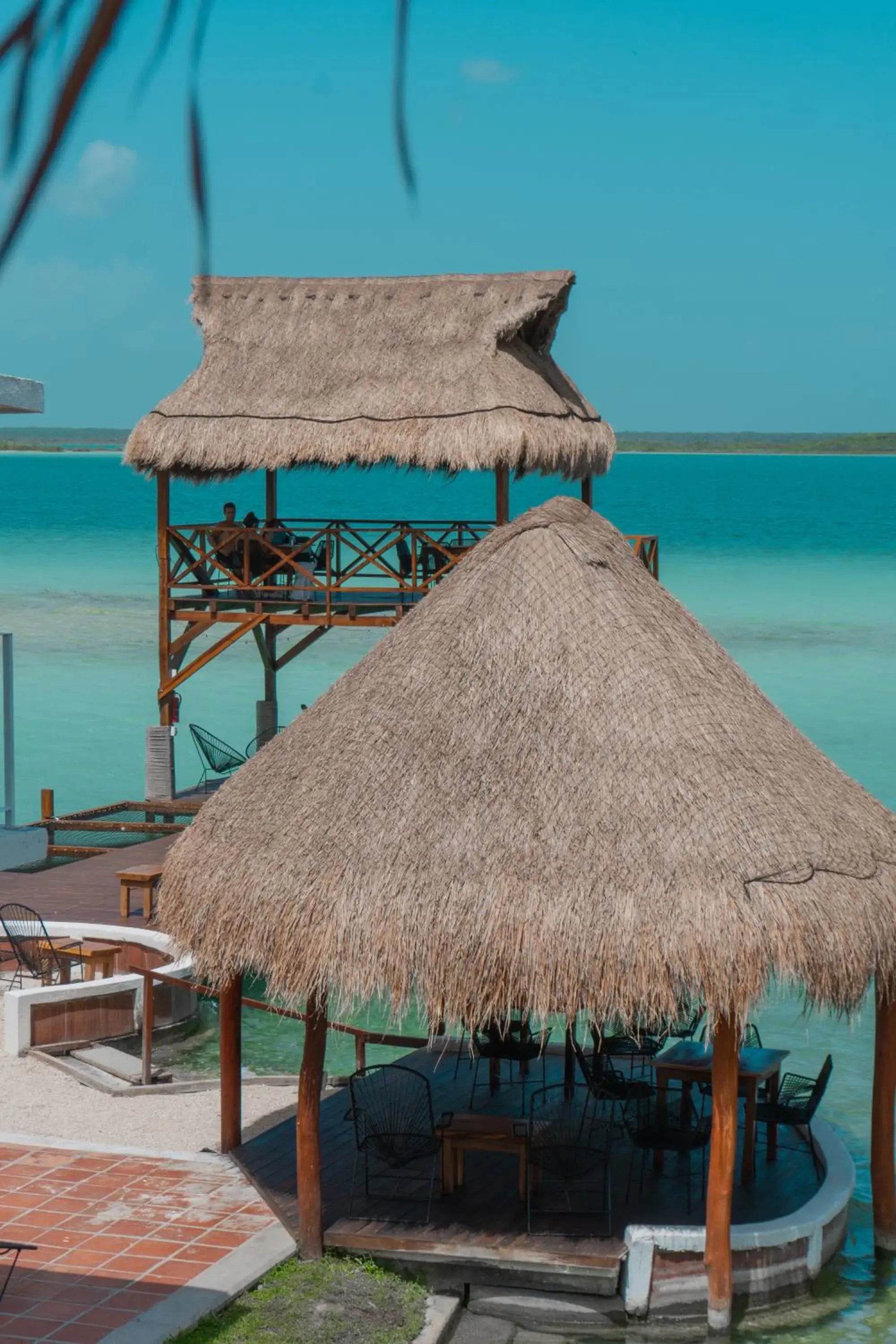 Lake view in Hotel Solana Bacalar Lakefront Lake view in Hotel Solana Bacalar Lakefront