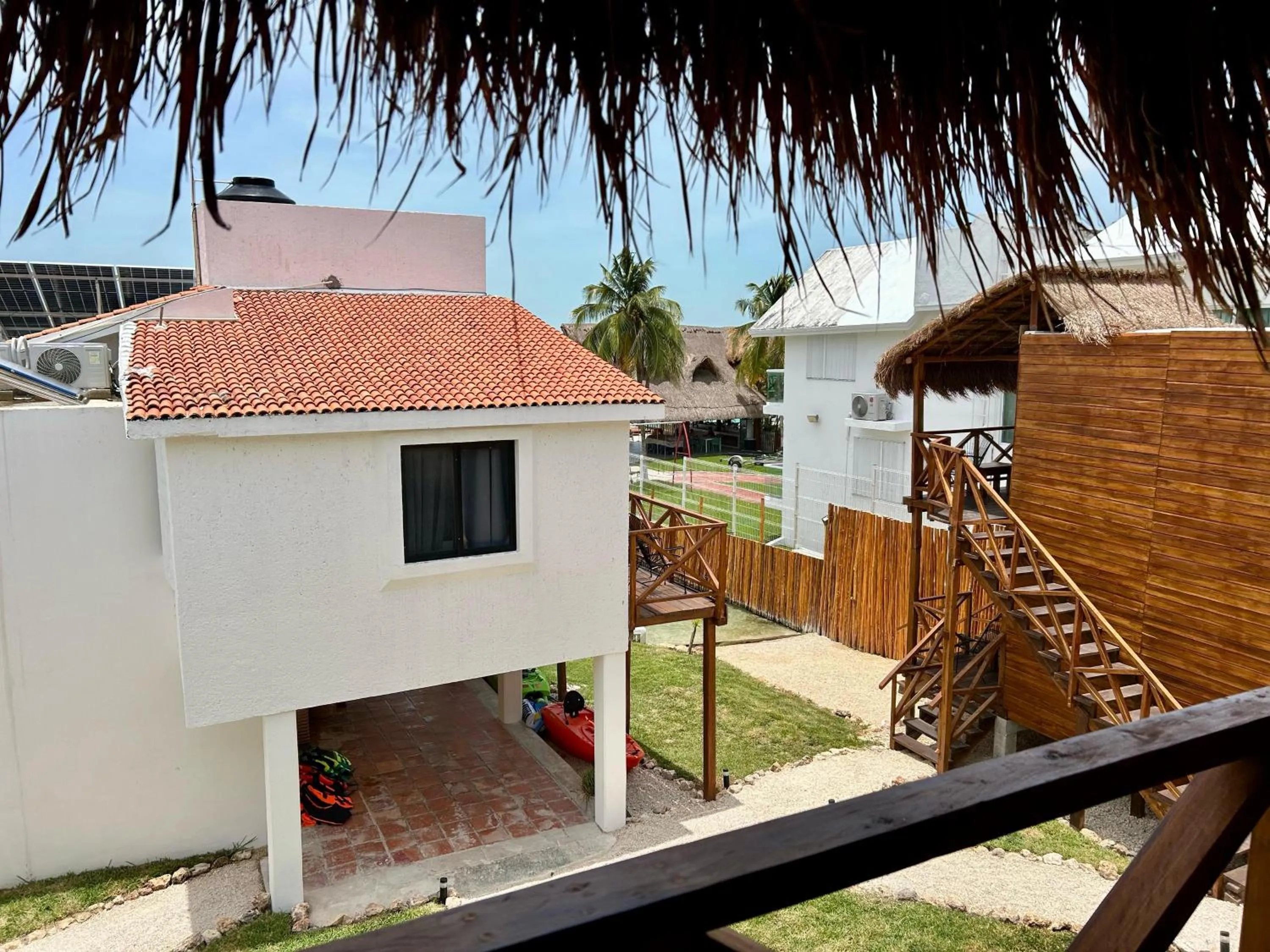 Balcony/Terrace in Hotel Solana Bacalar Lakefront