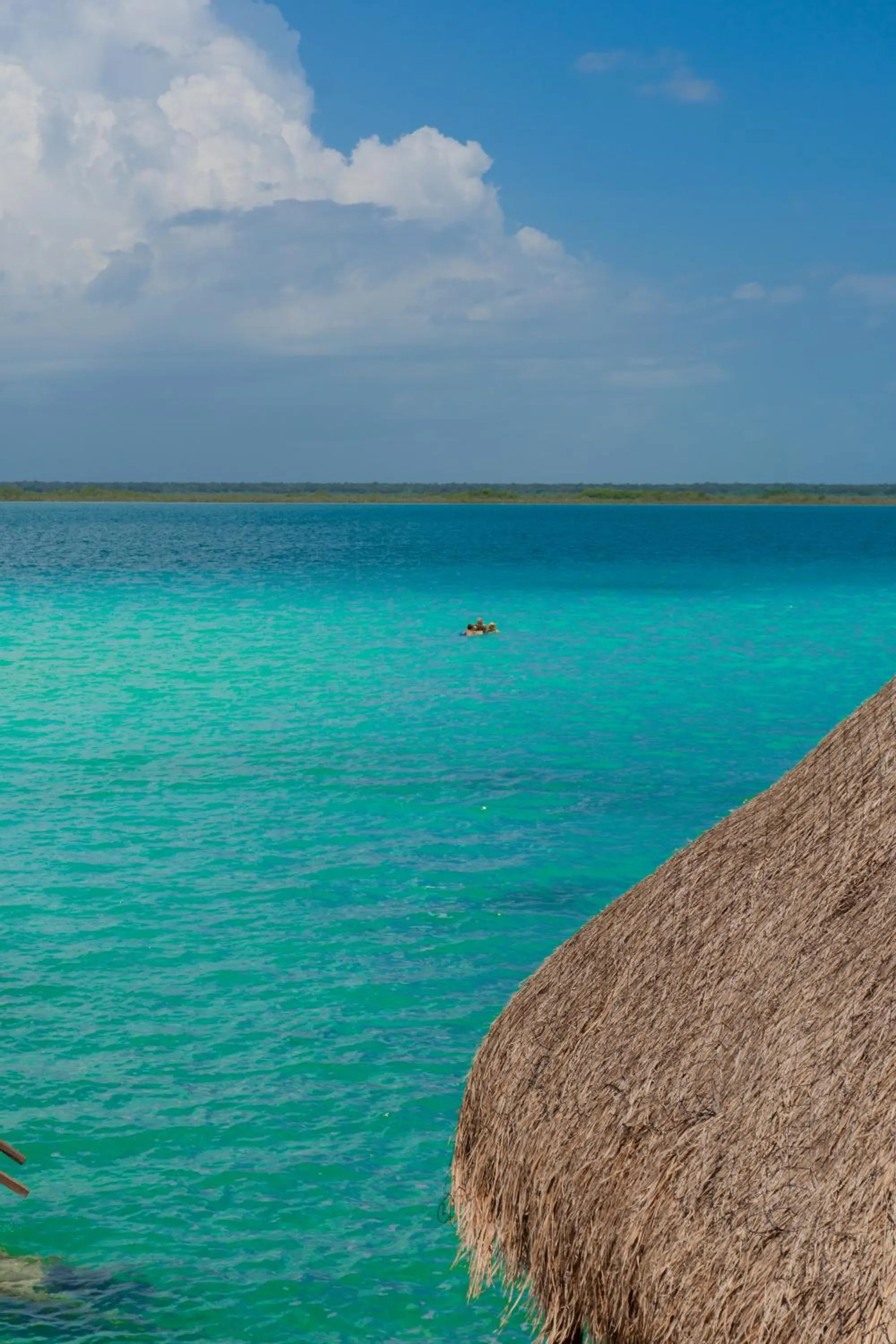 Lake view in Hotel Solana Bacalar Lakefront