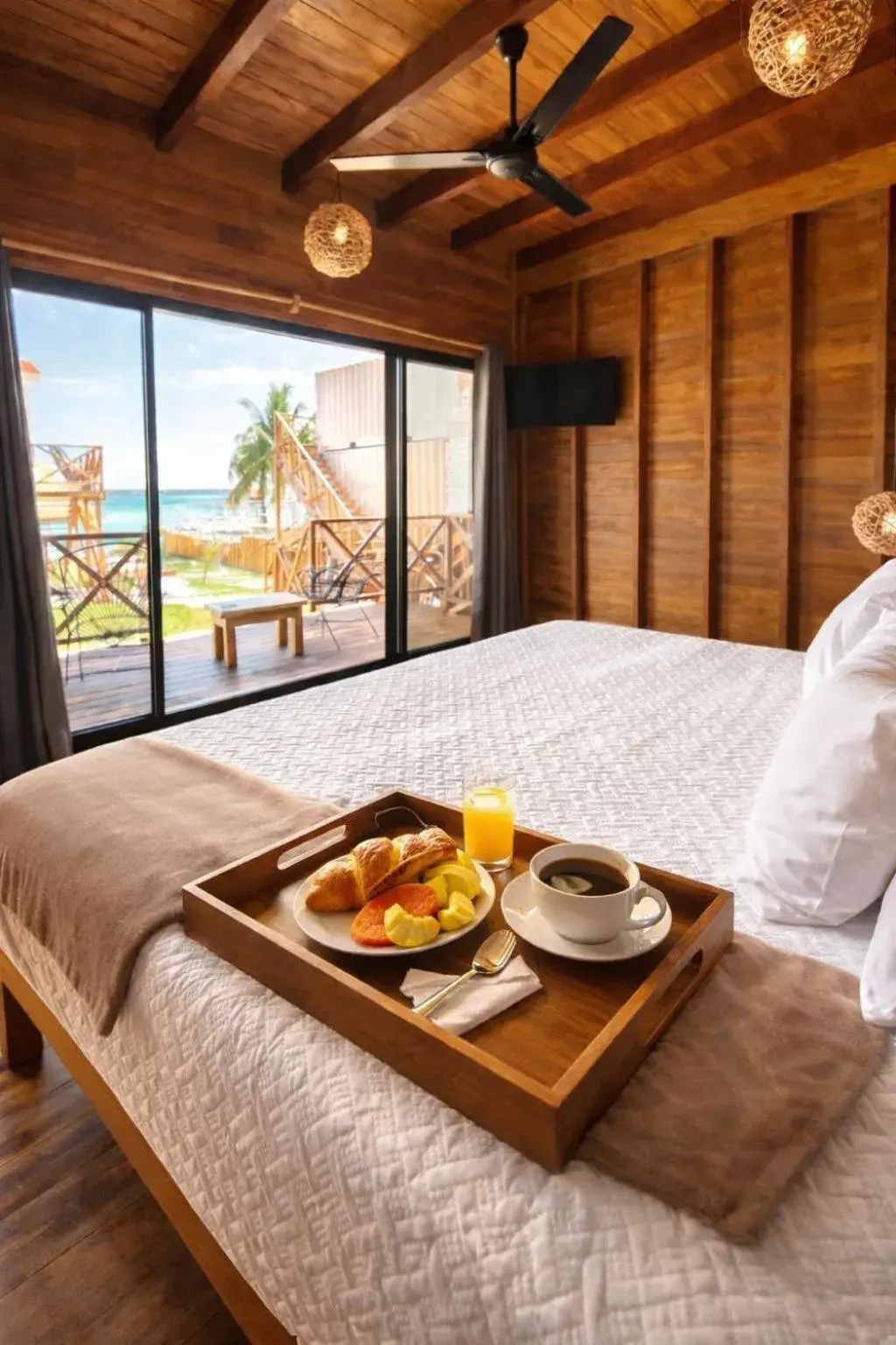 Photo of the whole room, Bed in Hotel Solana Bacalar Lakefront Photo of the whole room, Bed in Hotel Solana Bacalar Lakefront