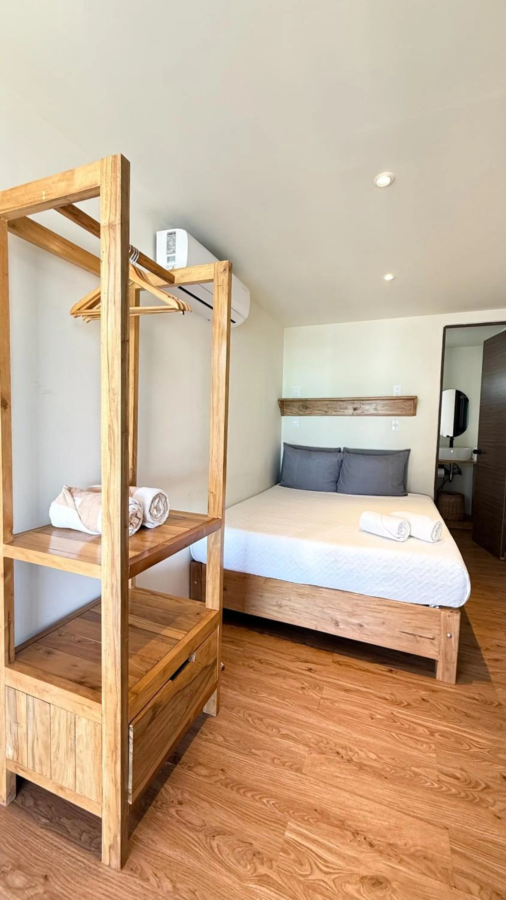 Bed in Hotel Solana Bacalar Lakefront