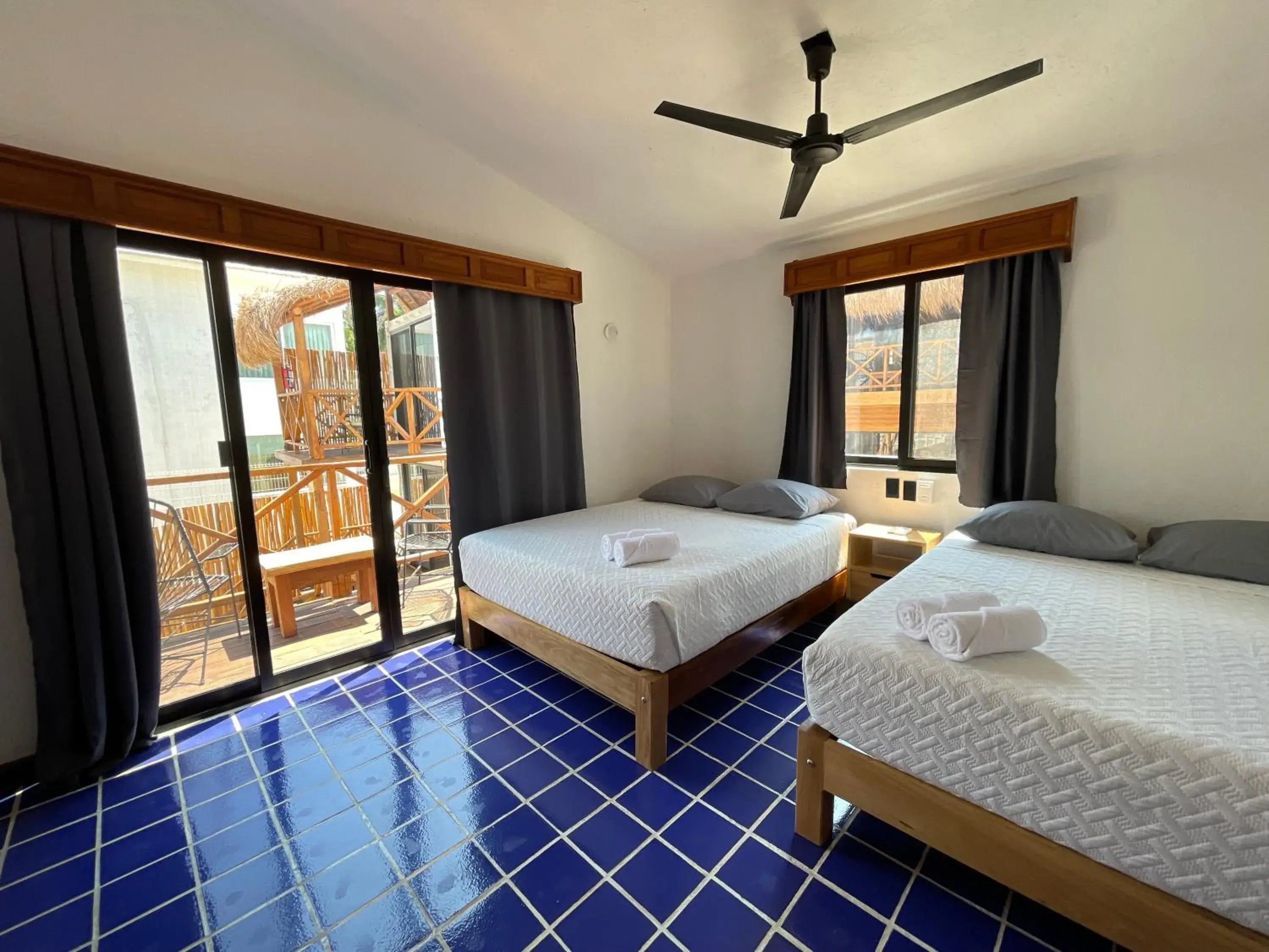 Bed in Hotel Solana Bacalar Lakefront Bed in Hotel Solana Bacalar Lakefront