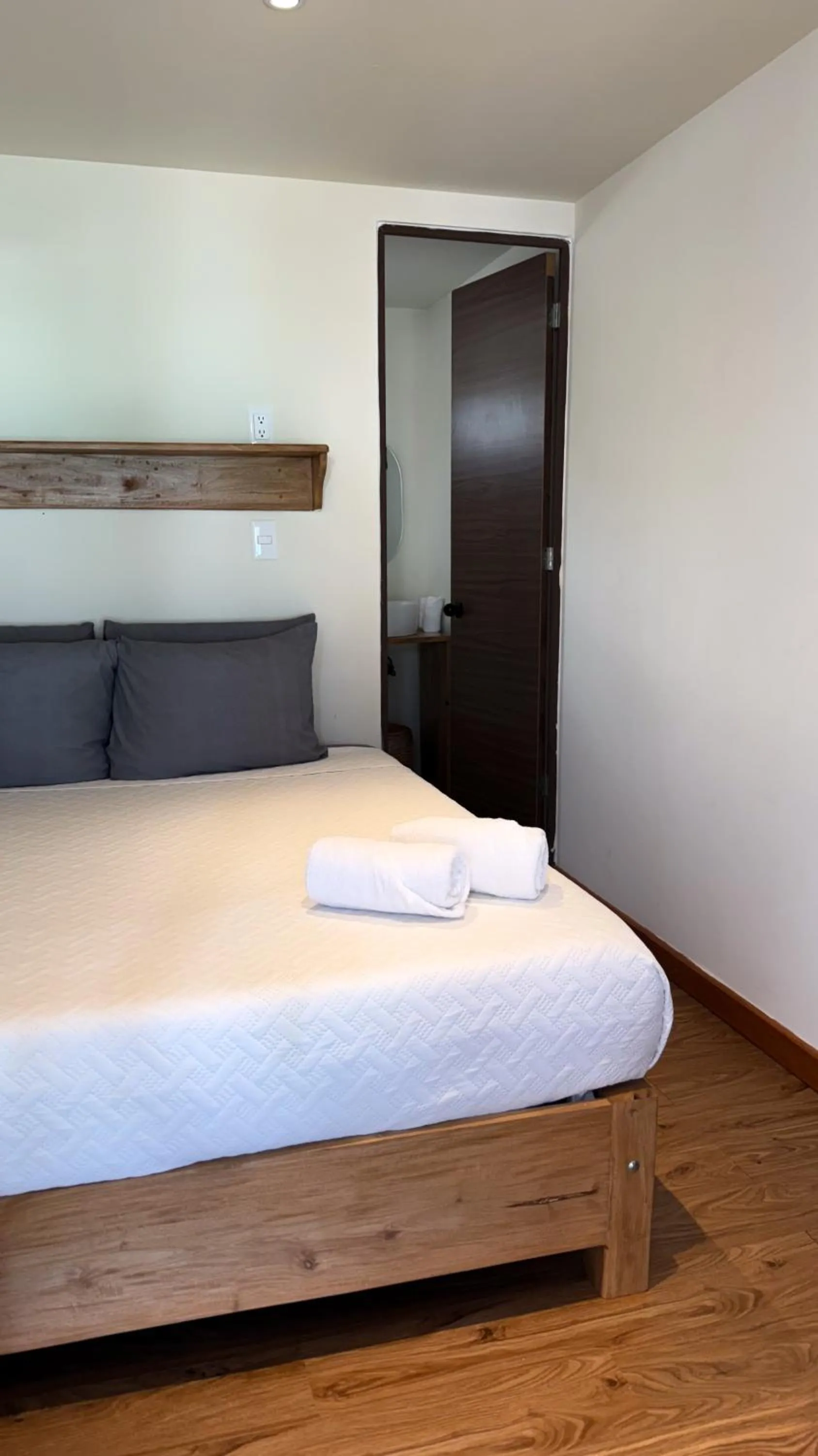 Bed in Hotel Solana Bacalar Lakefront