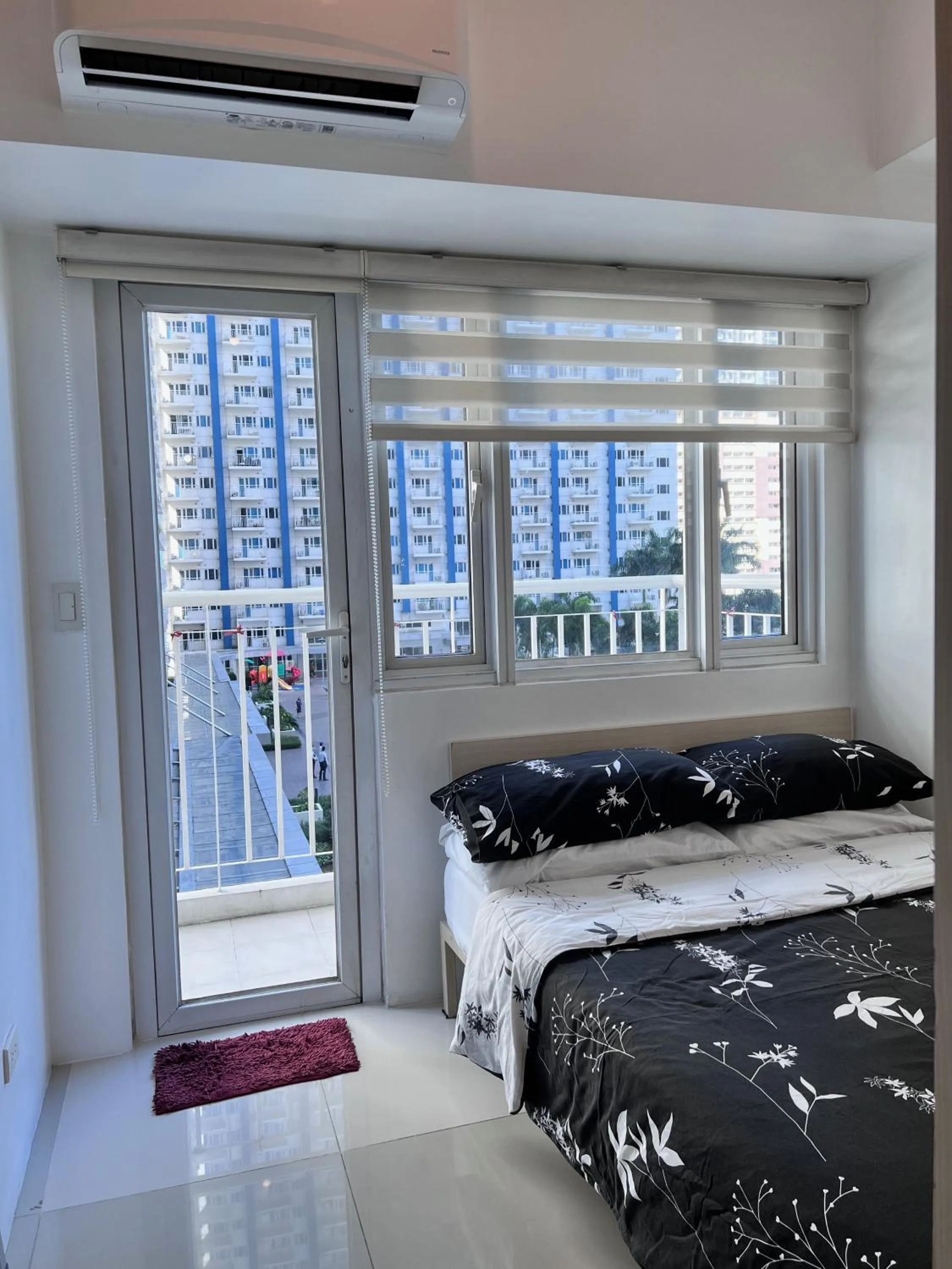 Bed in Studio Units at SM Light Residences Condo Beside Boni MRT Station