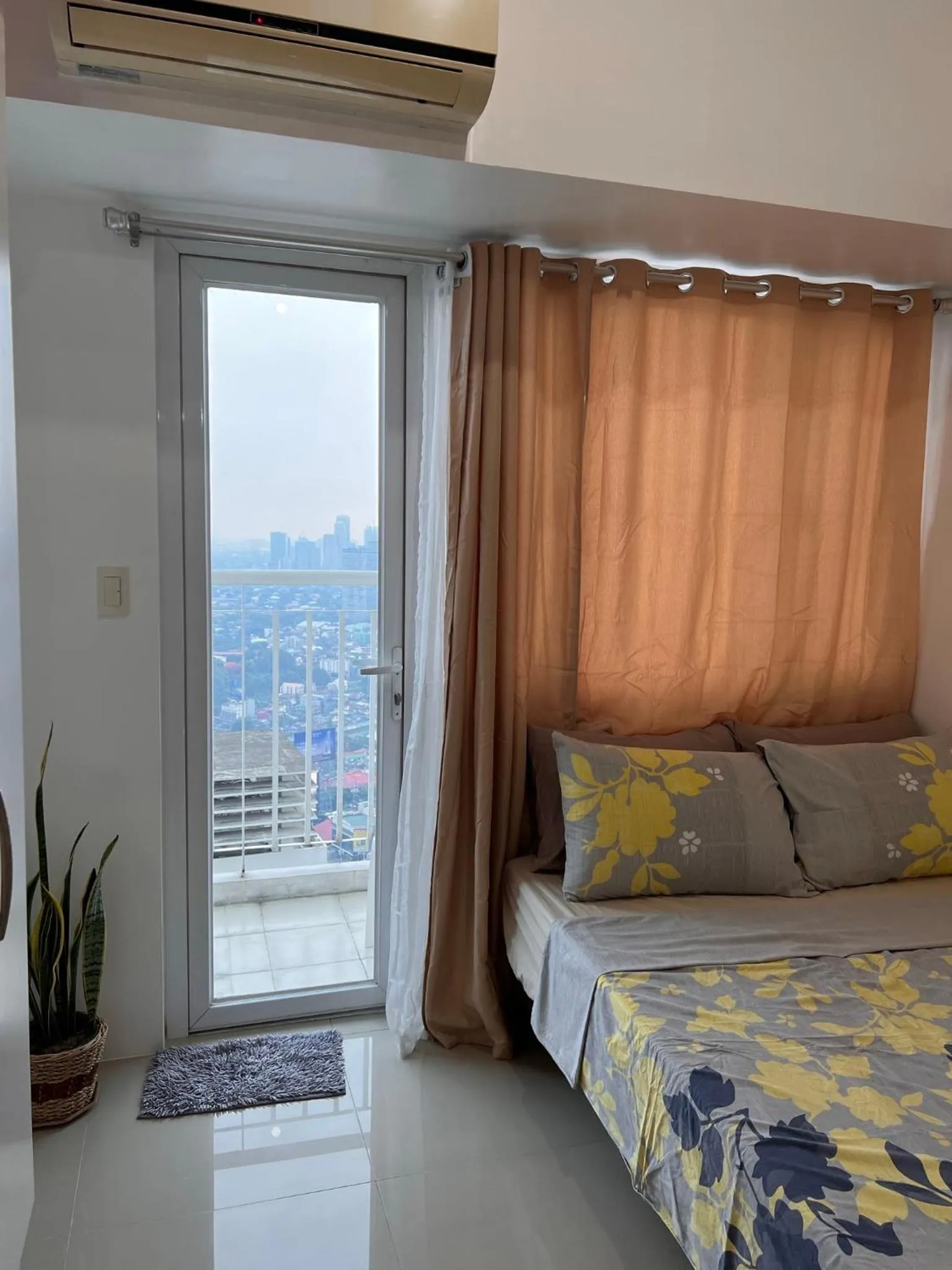 Bed in Studio Units at SM Light Residences Condo Beside Boni MRT Station