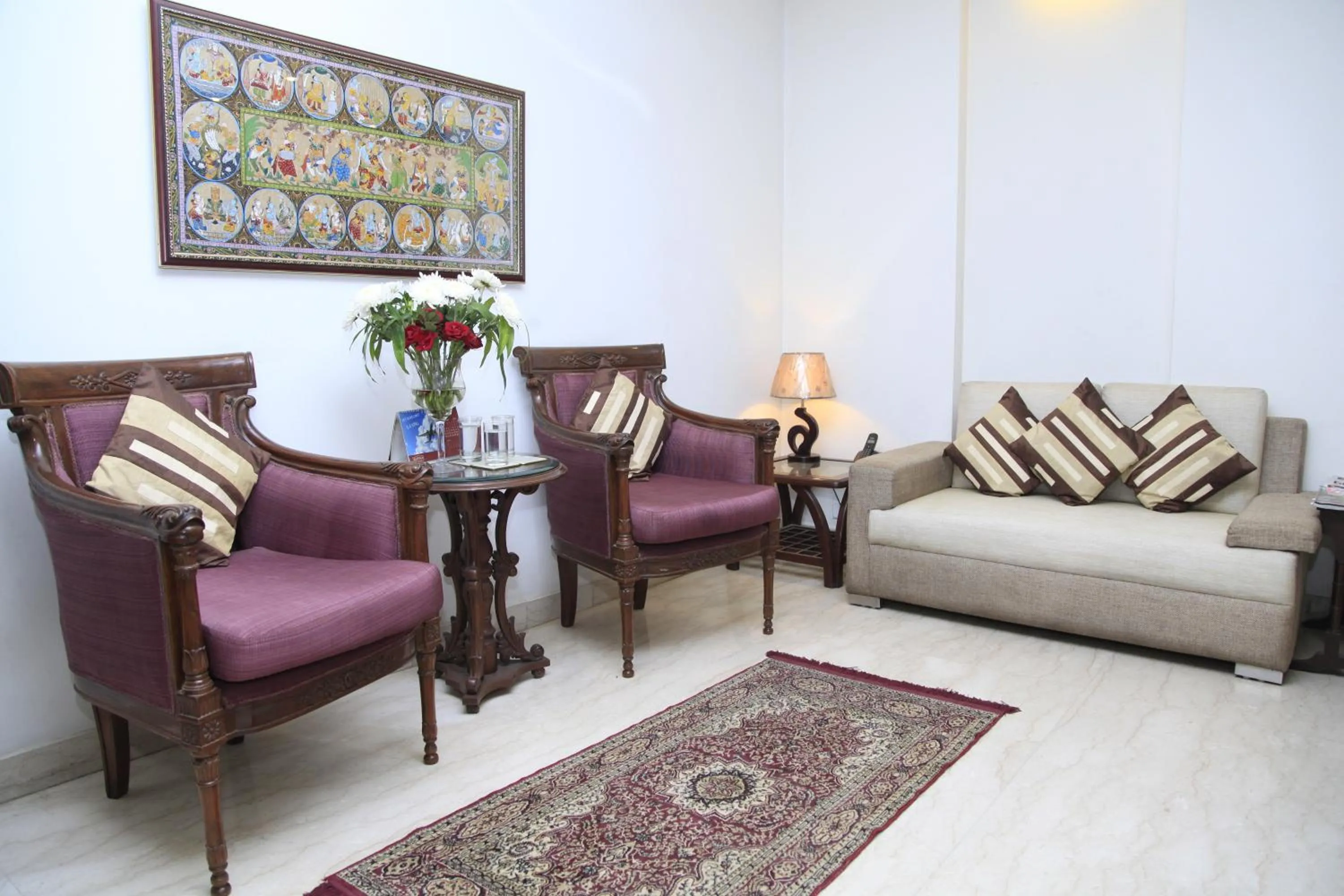 Decorative detail in Indiyaah Inn