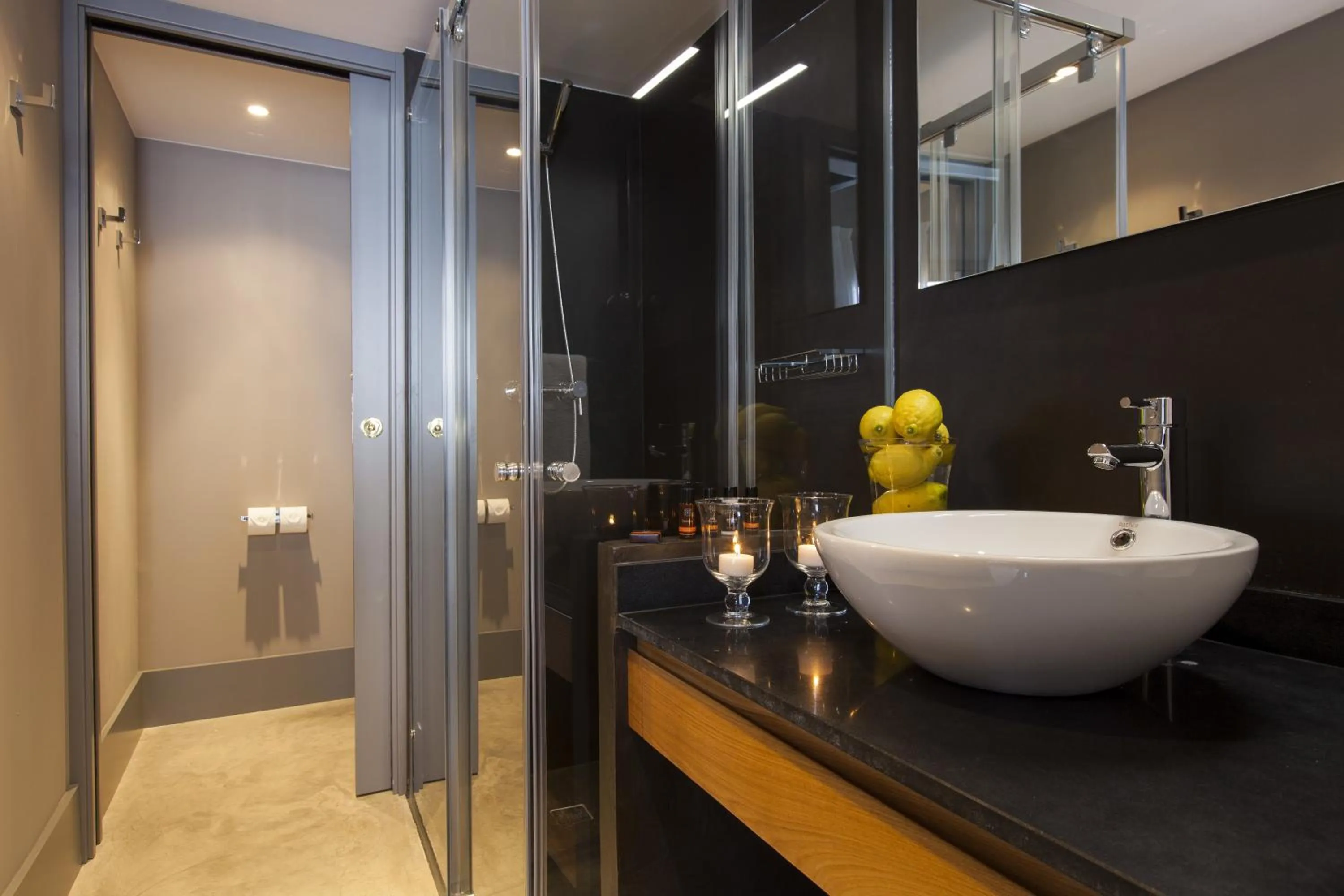 Shower in Kare No Apartments by Sitges Group