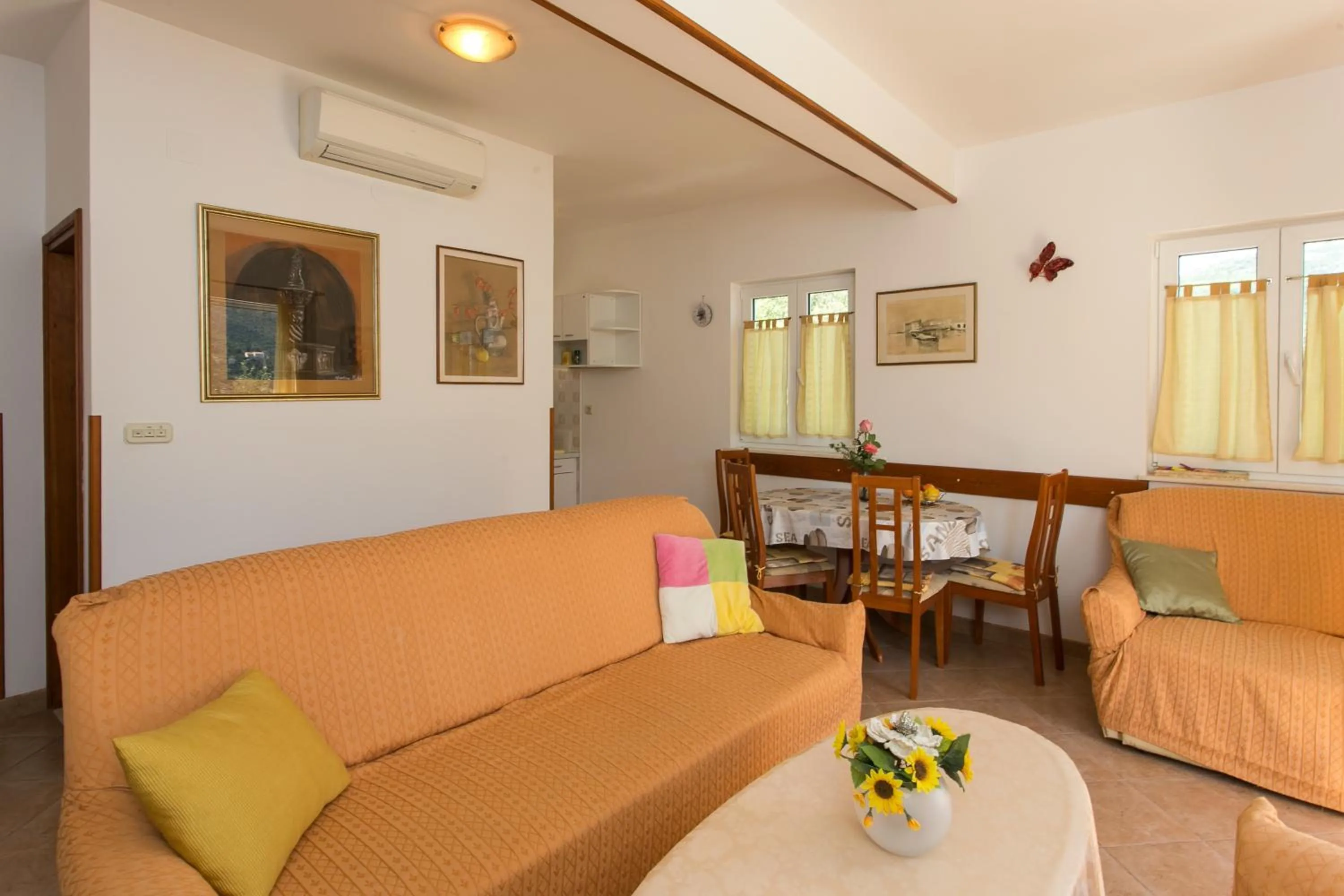 Seating area in Apartments Marina