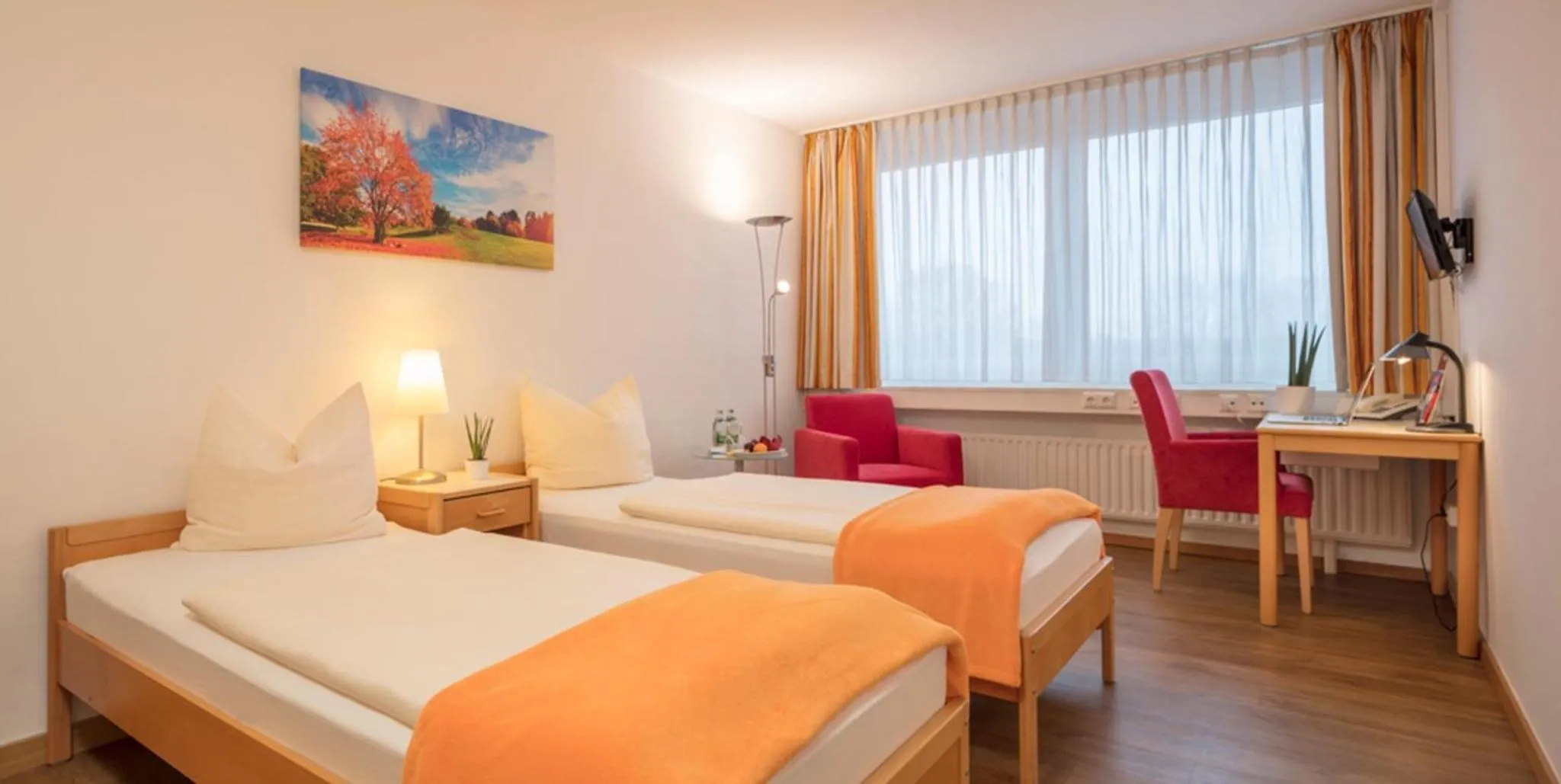 Bed in Heinrich Pesch Hotel