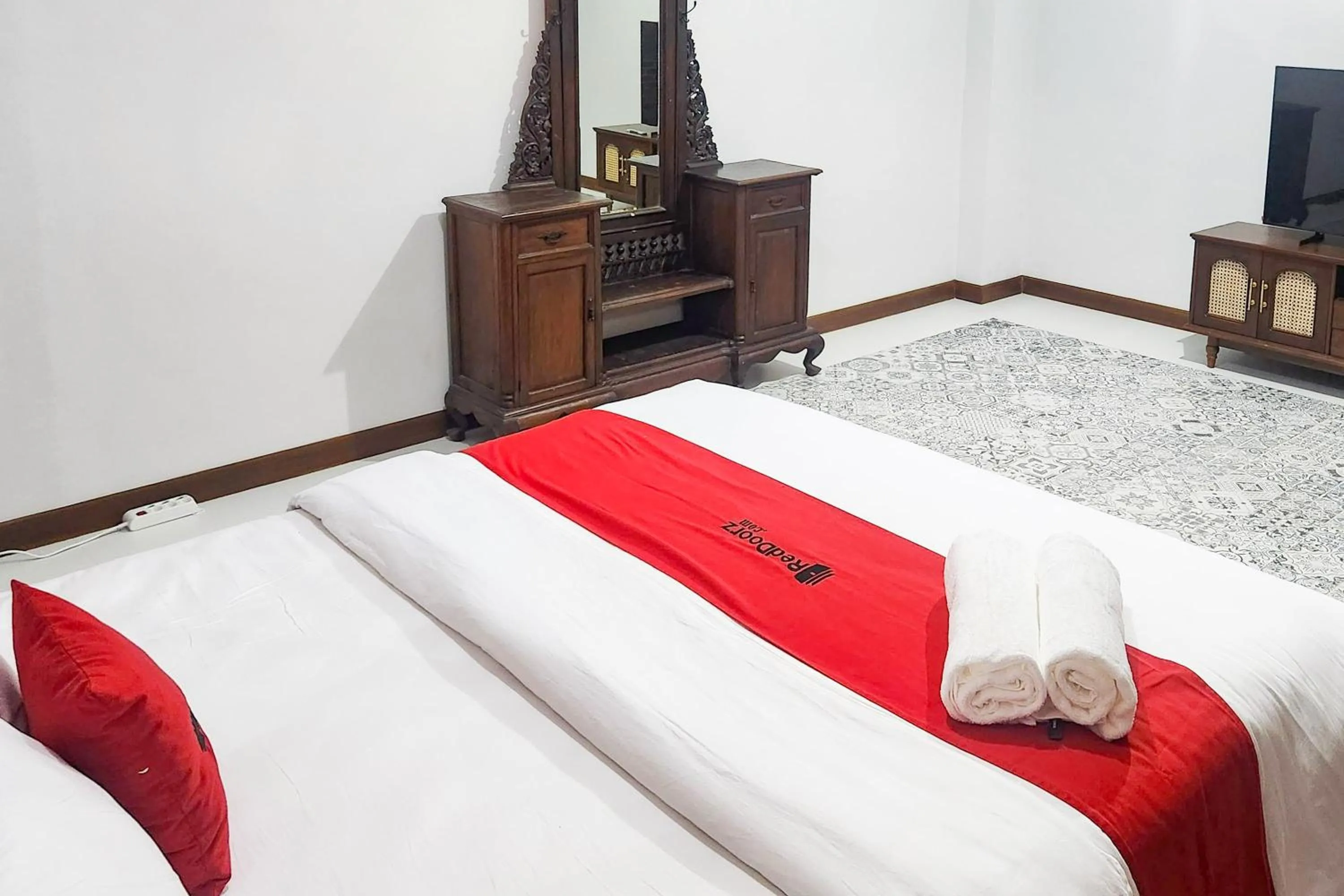 Bedroom, Bed in RedDoorz near Stasiun Sragen