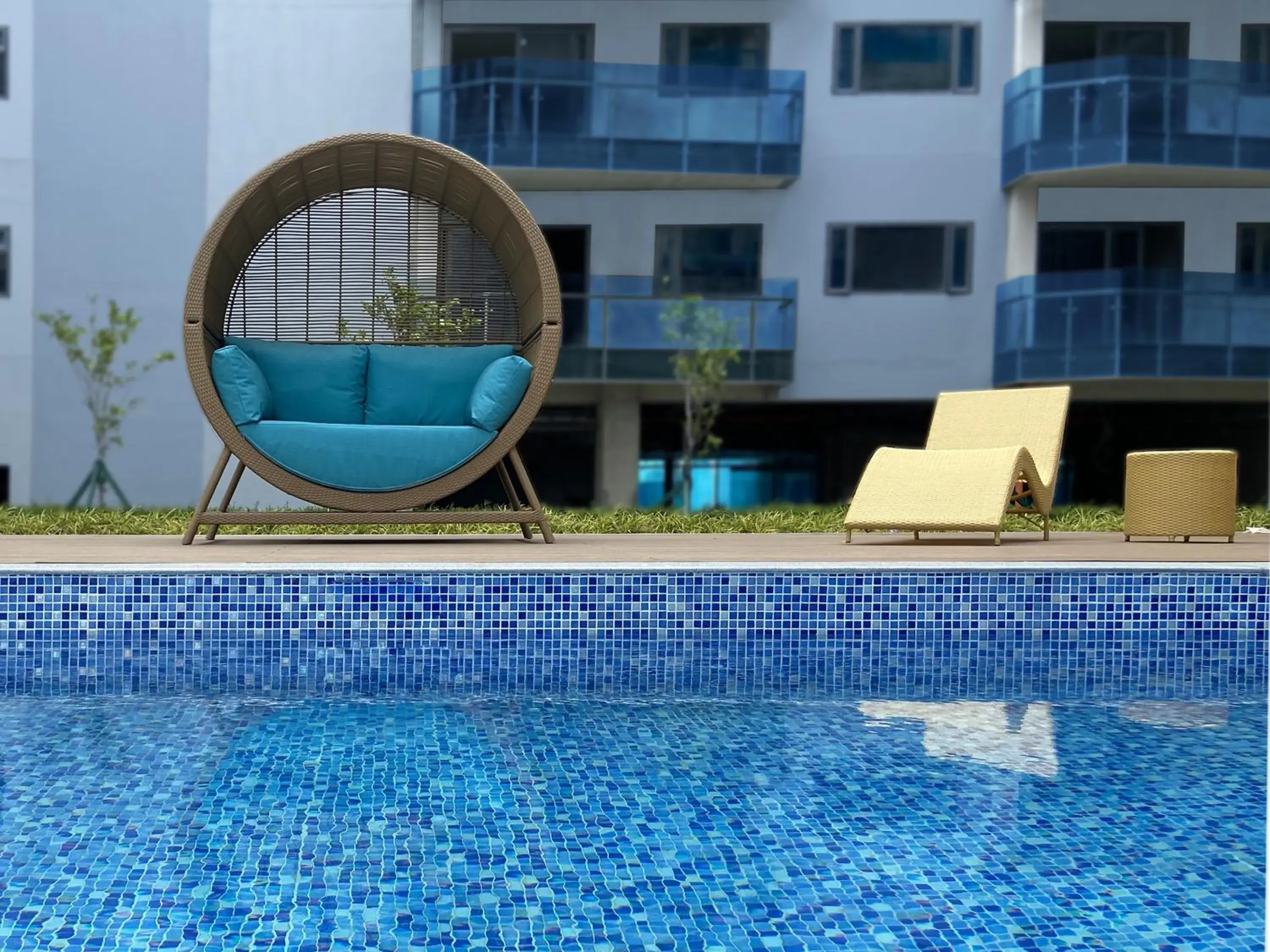 Swimming pool in Savea Bay City Manila Swimming pool in Savea Bay City Manila