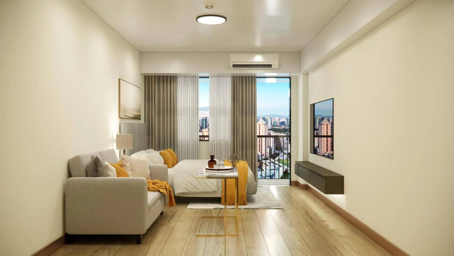 Living room in Savea Bay City Manila