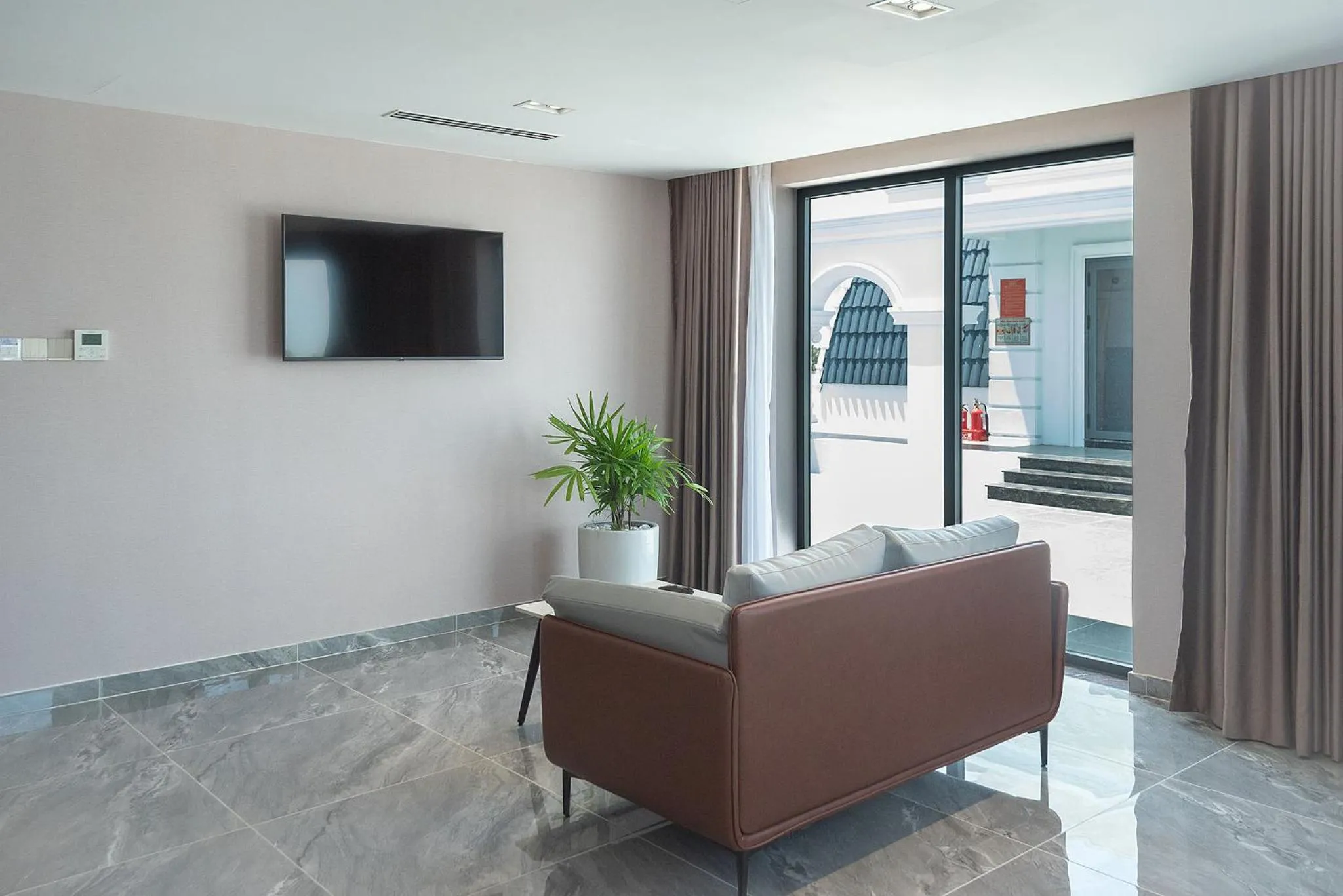 Living room in Bamboo Riverside Boutique Hotel