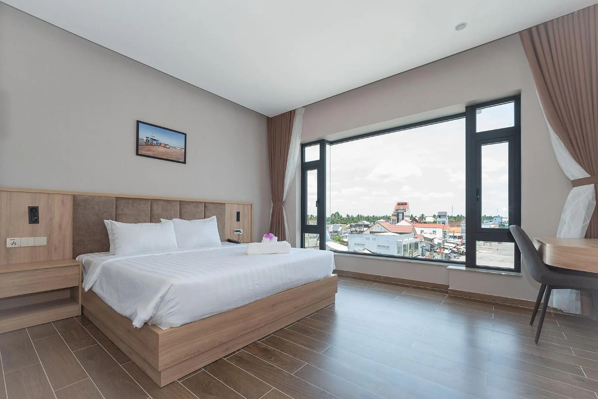 Bed in Bamboo Riverside Boutique Hotel