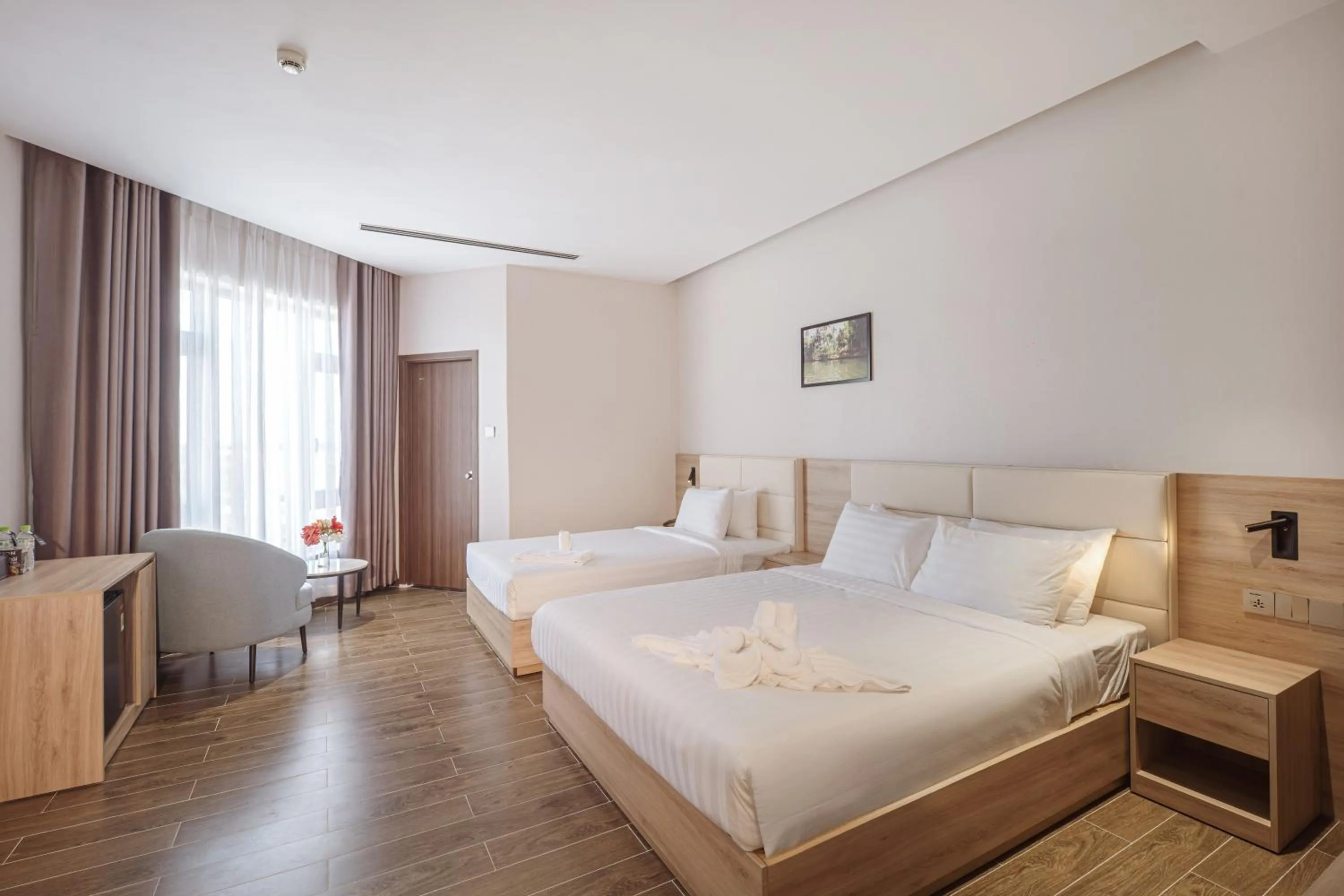 Bedroom, Bed in Bamboo Riverside Boutique Hotel