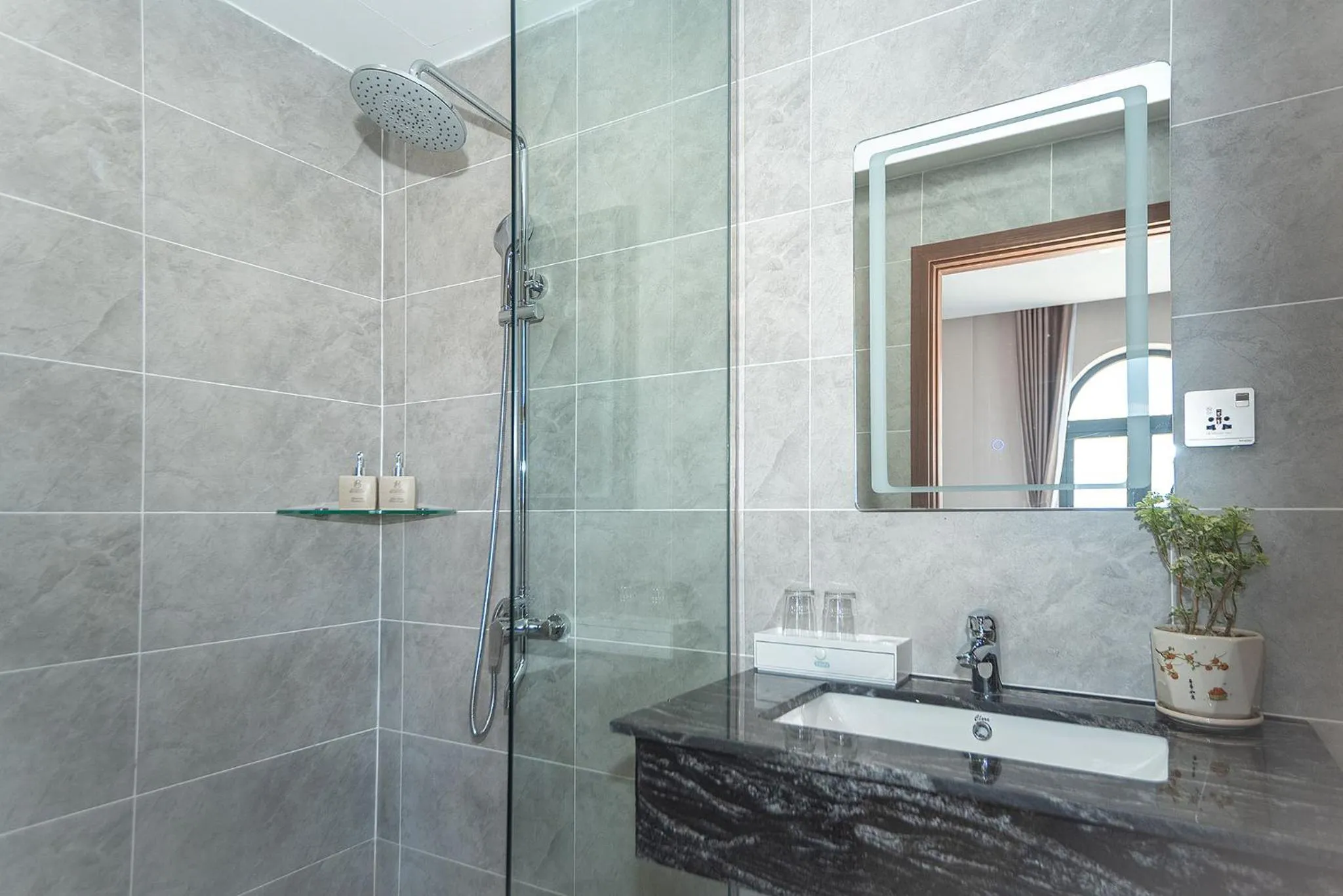 Bathroom in Bamboo Riverside Boutique Hotel