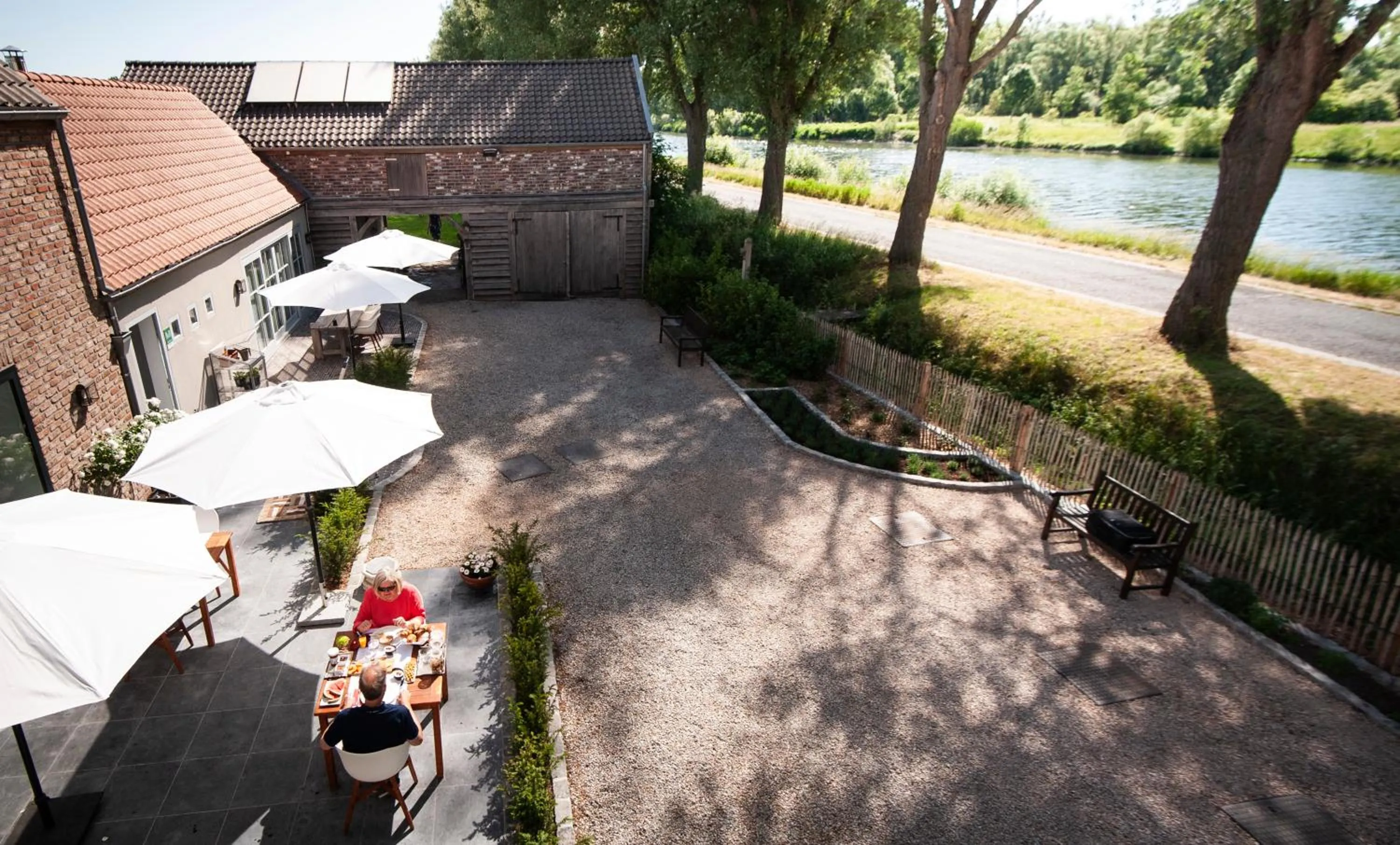 Balcony/Terrace in B&B Scheldekant