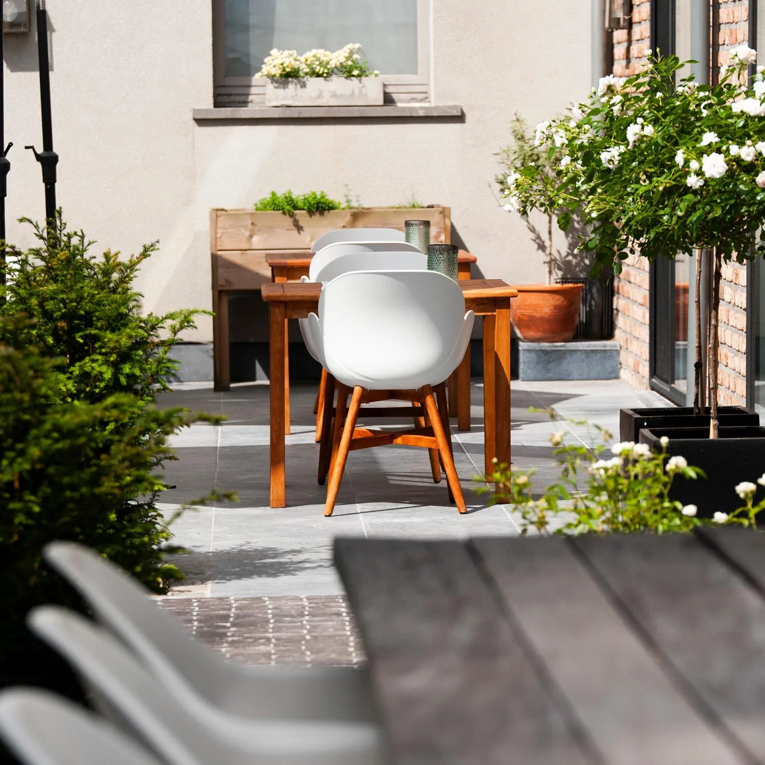 Balcony/Terrace in B&B Scheldekant