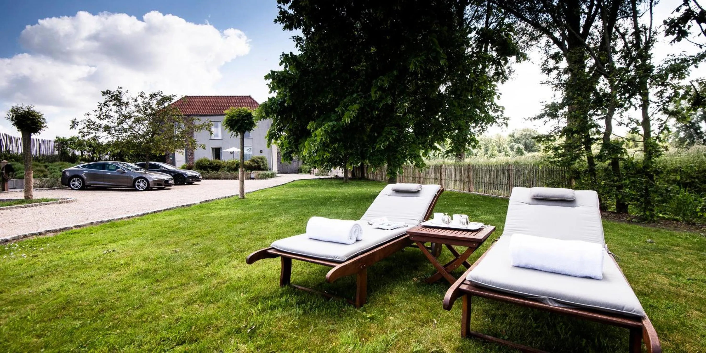 Garden in B&B Scheldekant