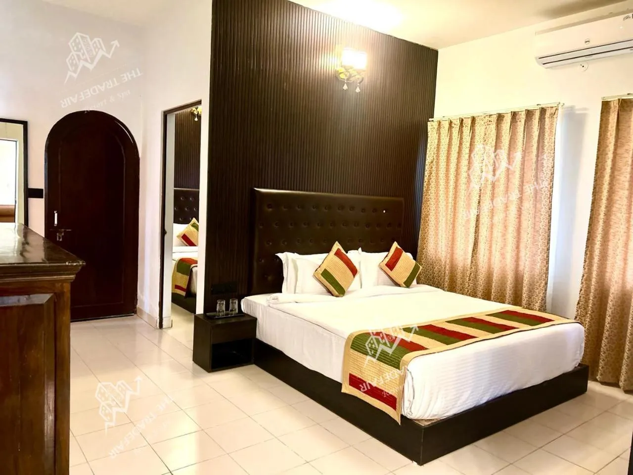 Bed in THE TRADEFAIR - RESORT AND SPA, Jaipur