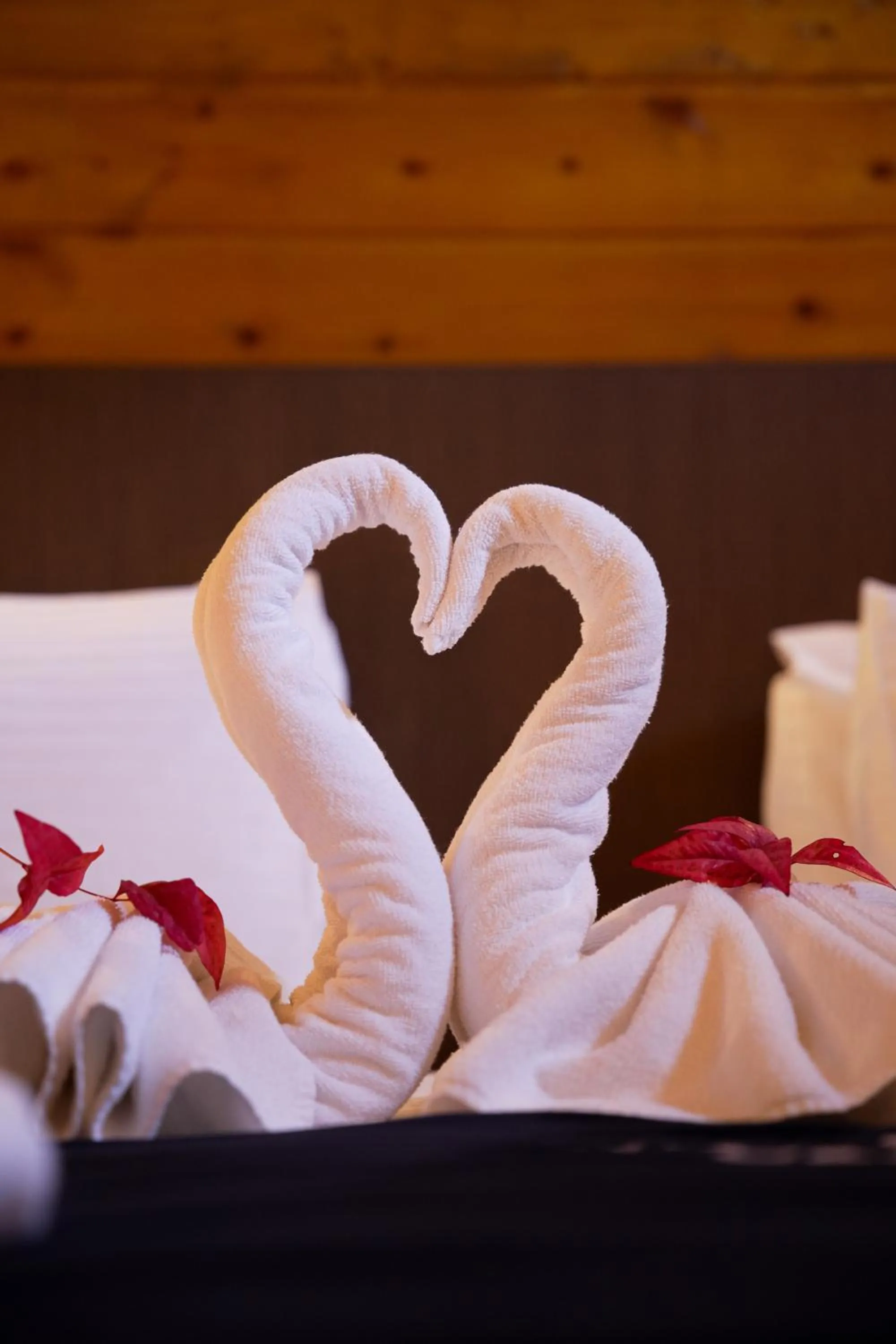 towels, Bed in Navy Inn & Bungalows