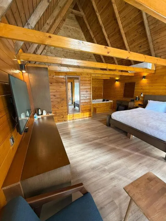 Bed in Navy Inn & Bungalows