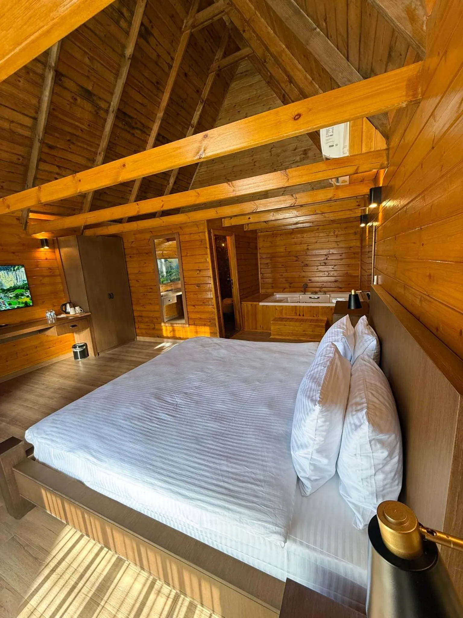 Bed in Navy Inn & Bungalows
