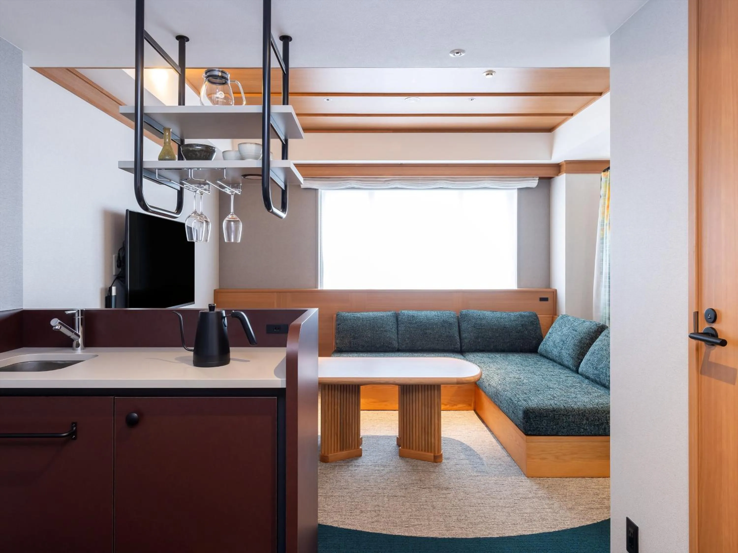 Living room in HANARE by Tokyu Stay Kyoto Sanjo