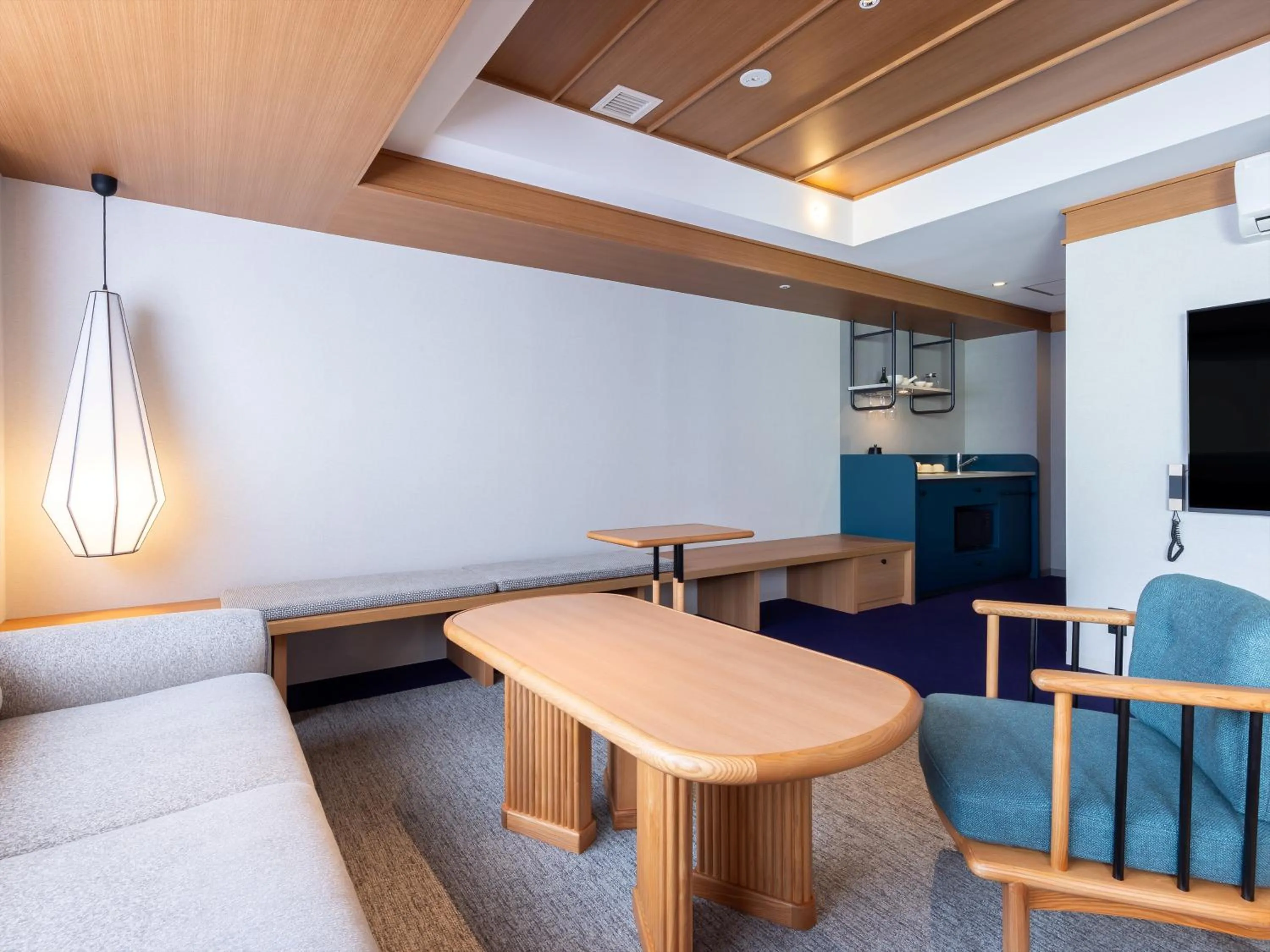 Living room in HANARE by Tokyu Stay Kyoto Sanjo