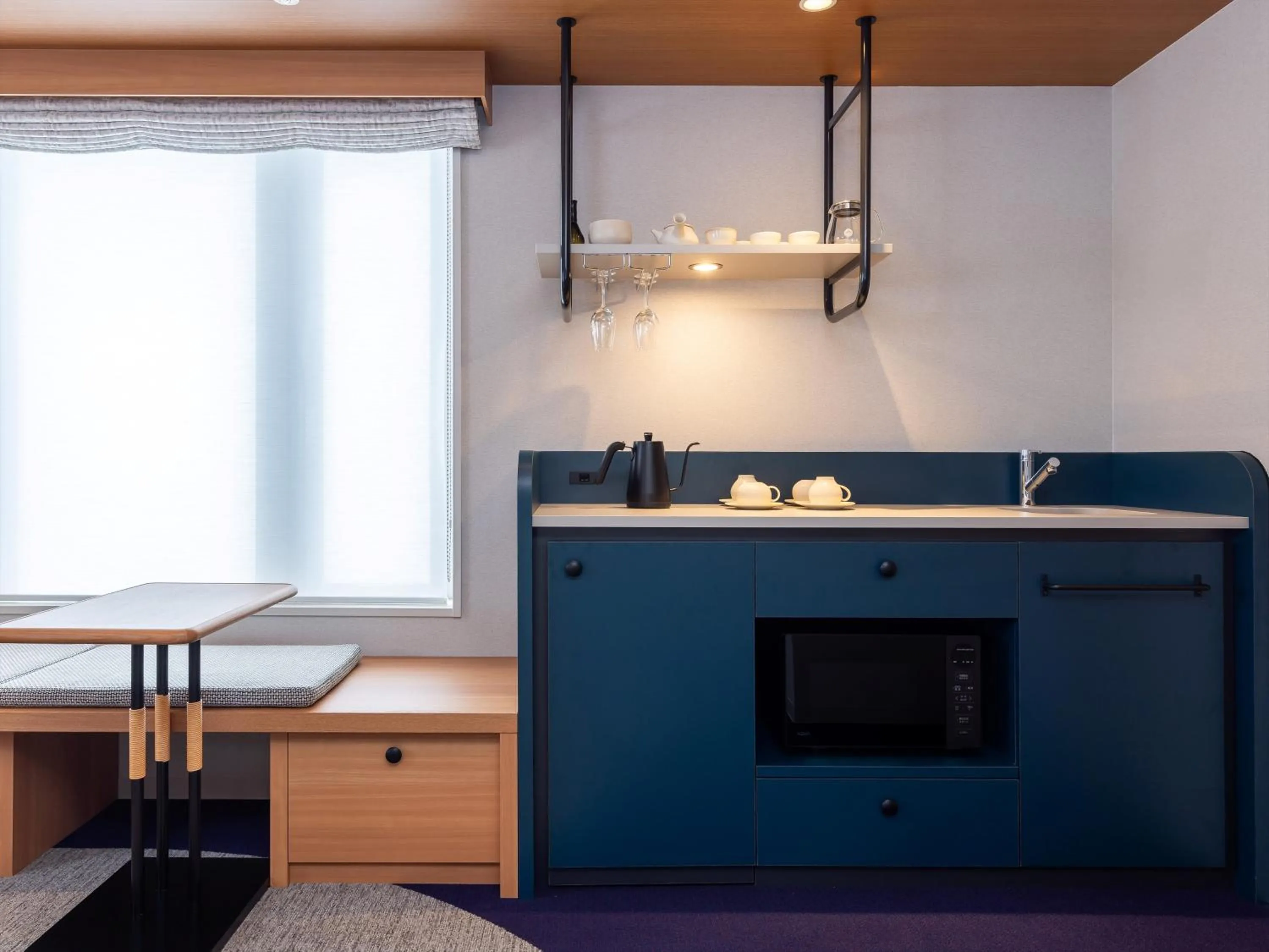 Kitchen or kitchenette in HANARE by Tokyu Stay Kyoto Sanjo