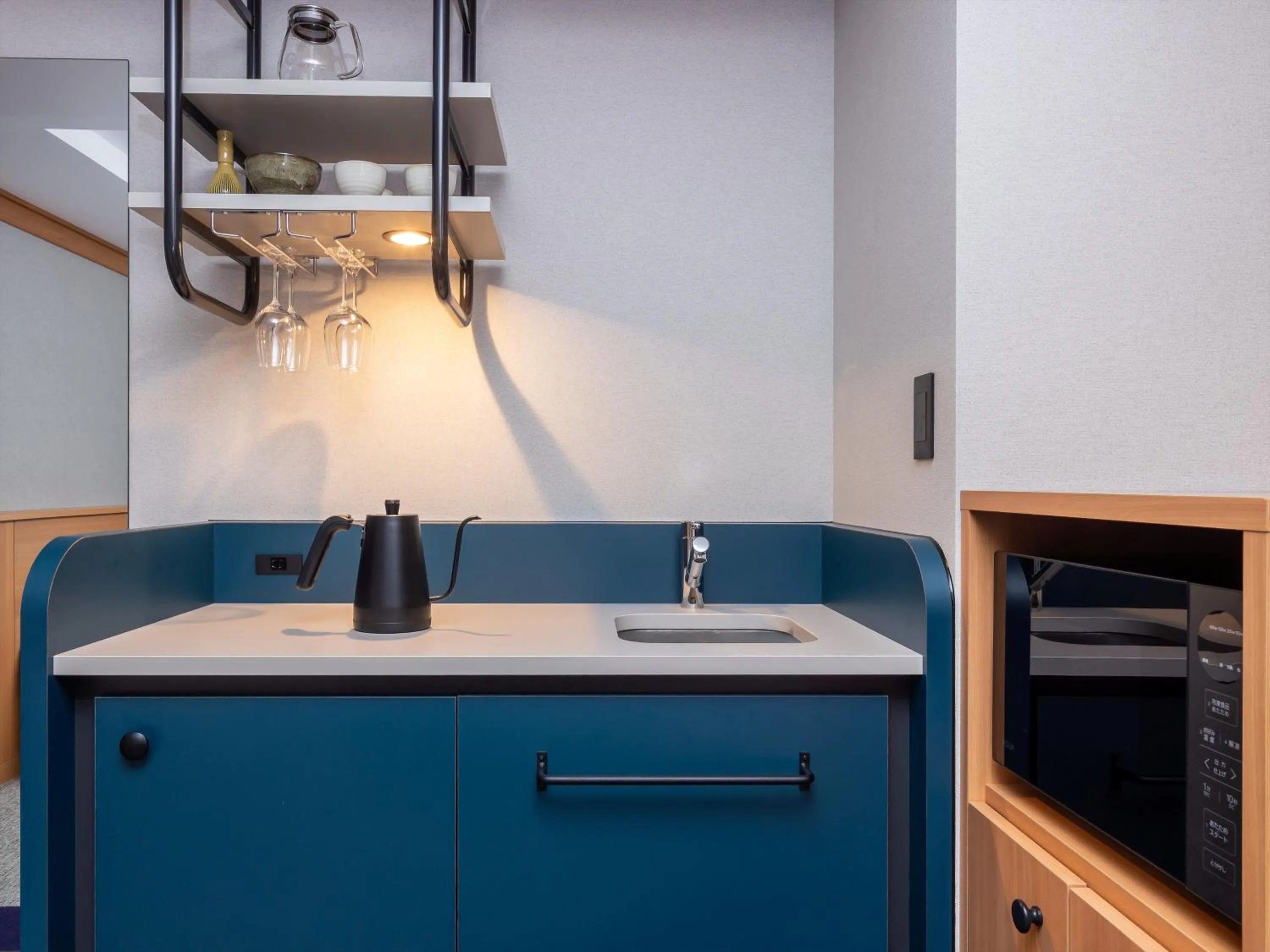 Kitchen or kitchenette in HANARE by Tokyu Stay Kyoto Sanjo