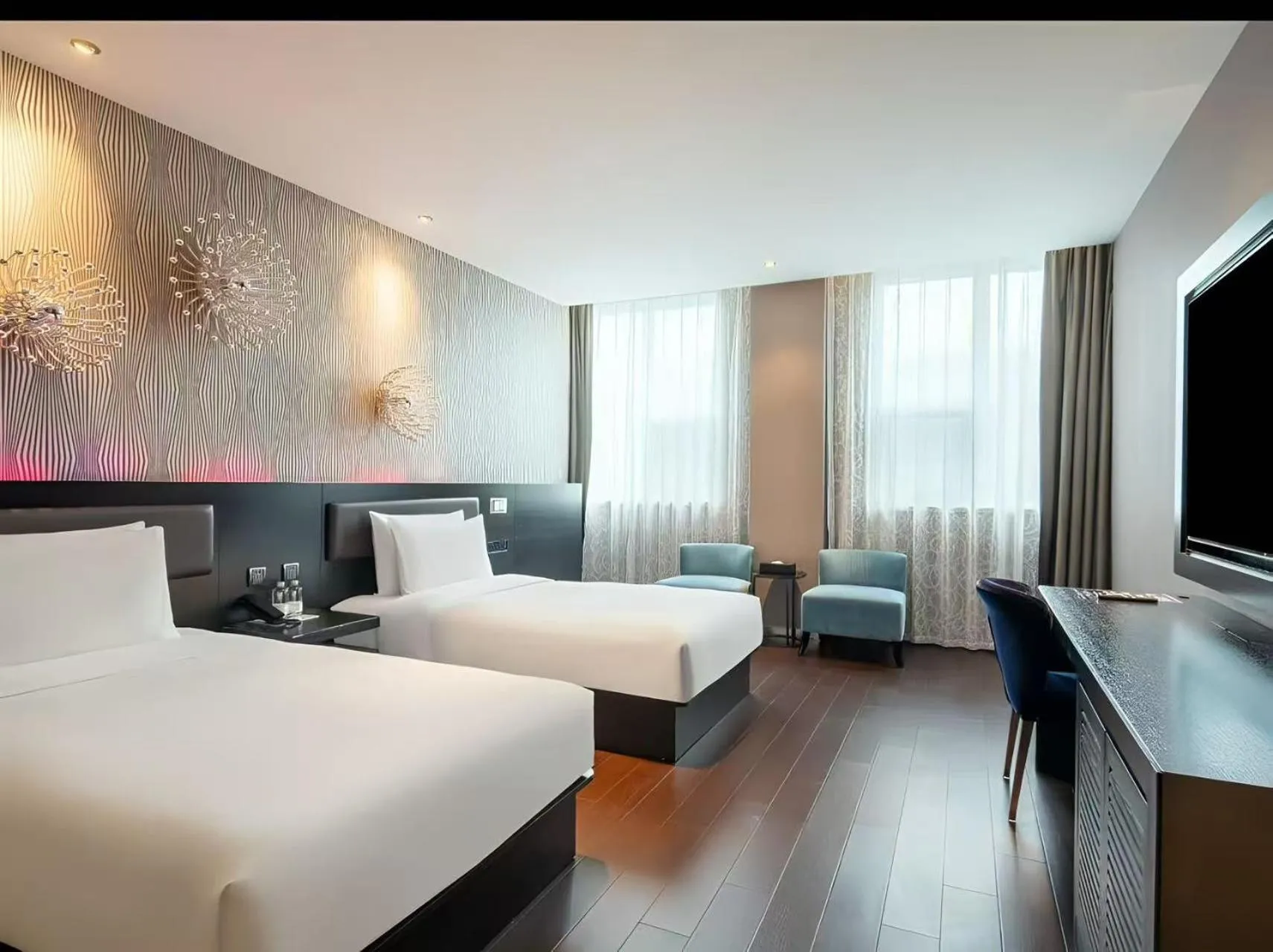 Bed in Crystal Orange Hotel Shanghai Caohejing Yishan Road