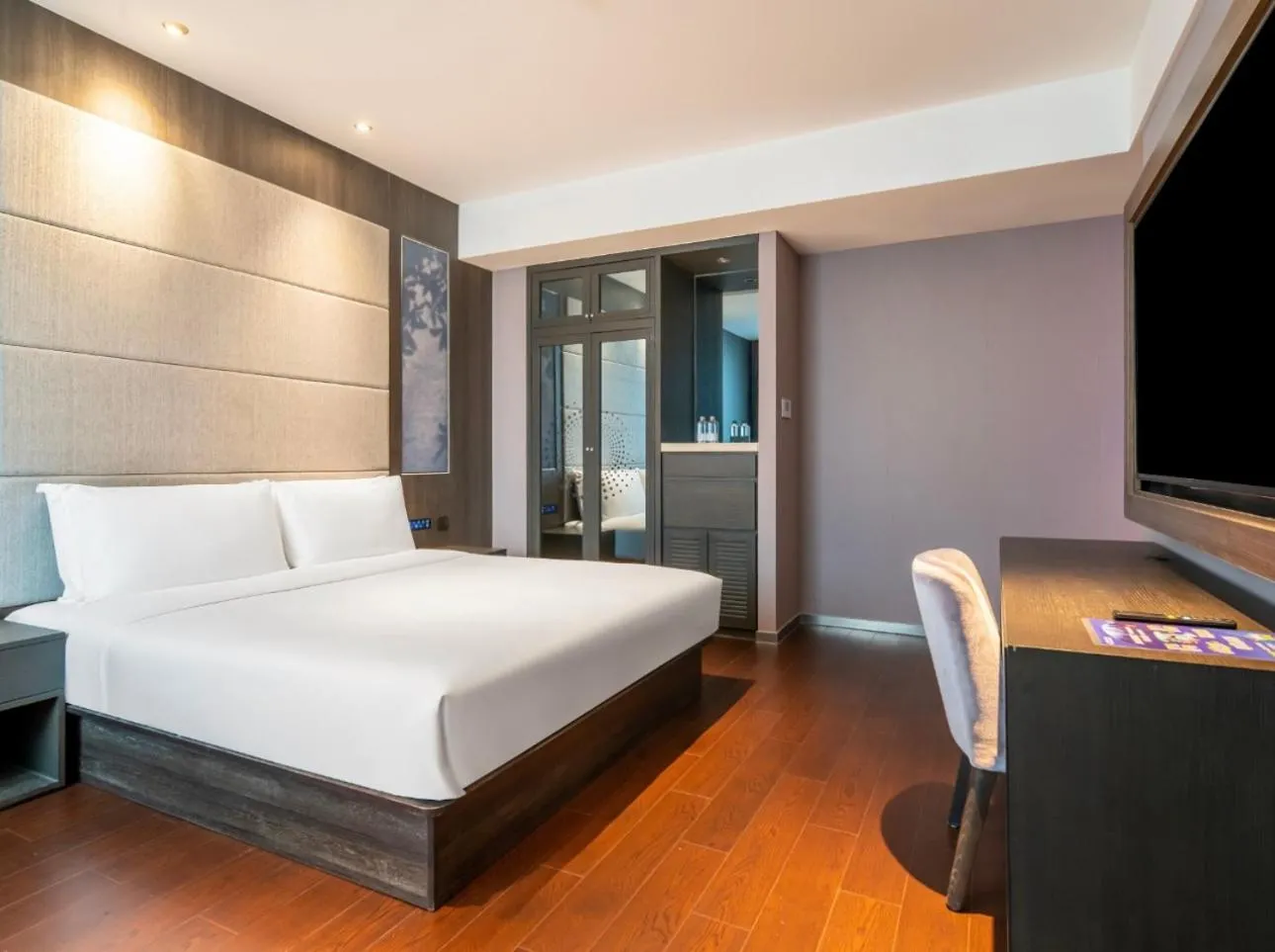 Bed in Crystal Orange Hotel Shanghai Caohejing Yishan Road
