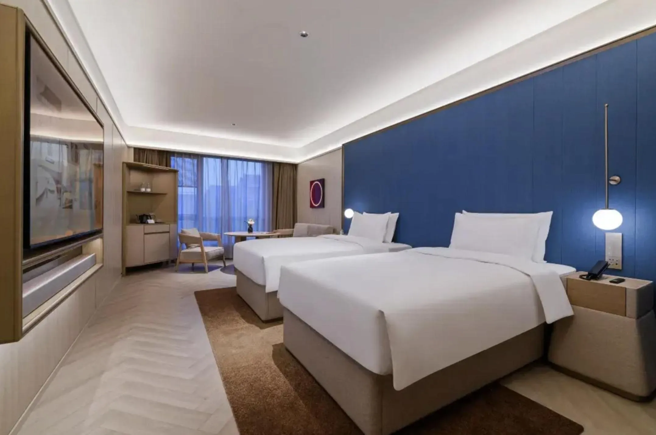 Bed in Crystal Orange Hotel Shanghai Chongming Nanmen