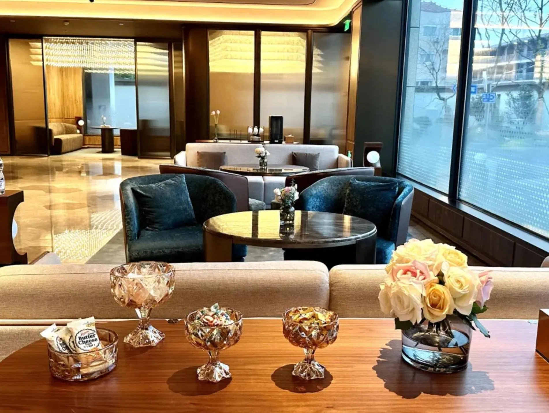 Lounge or bar in Crystal Orange Hotel Shanghai Chongming Nanmen