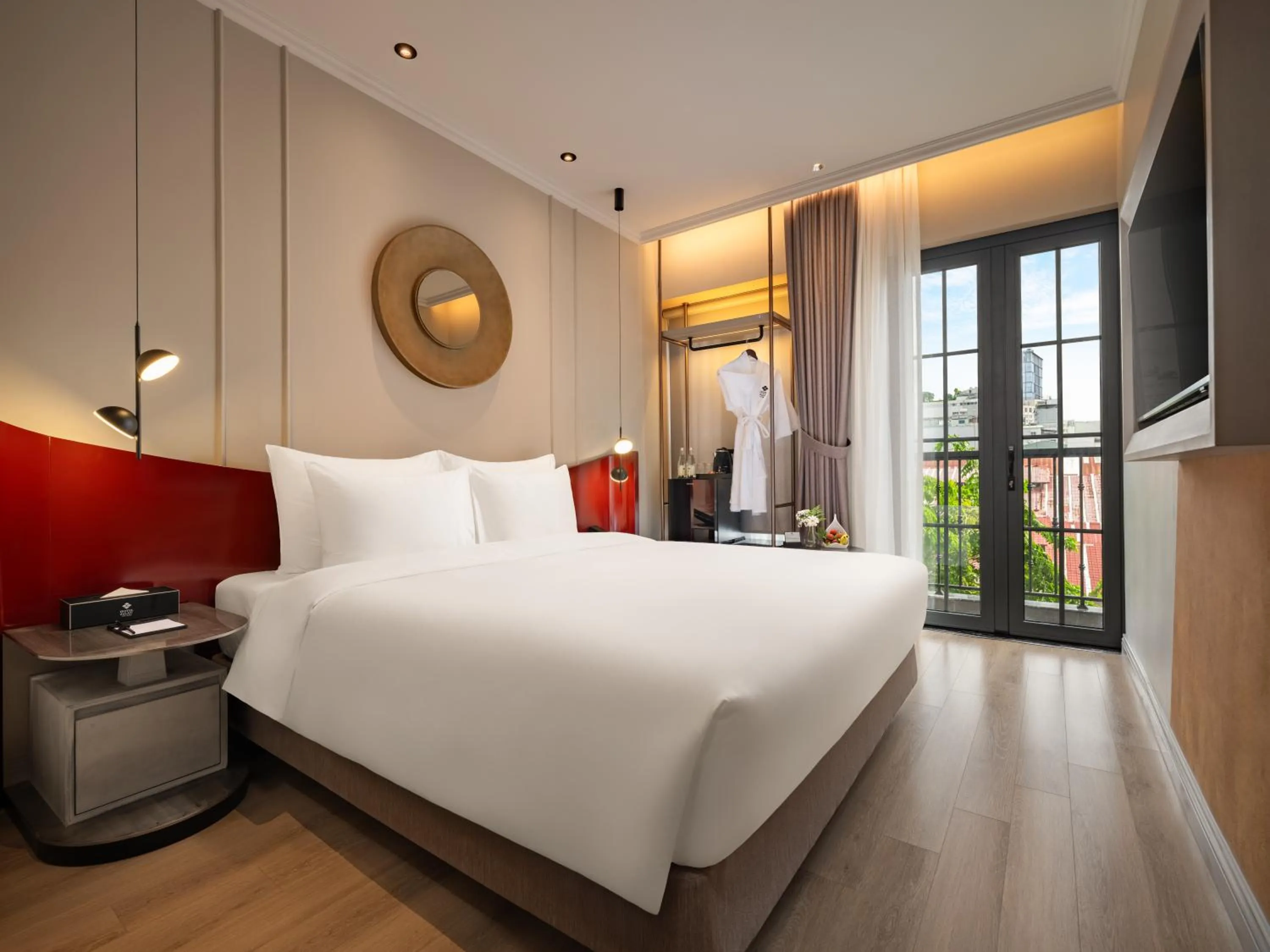 Bedroom, Bed in GRAND HOTEL du LAC Boutique Saigon