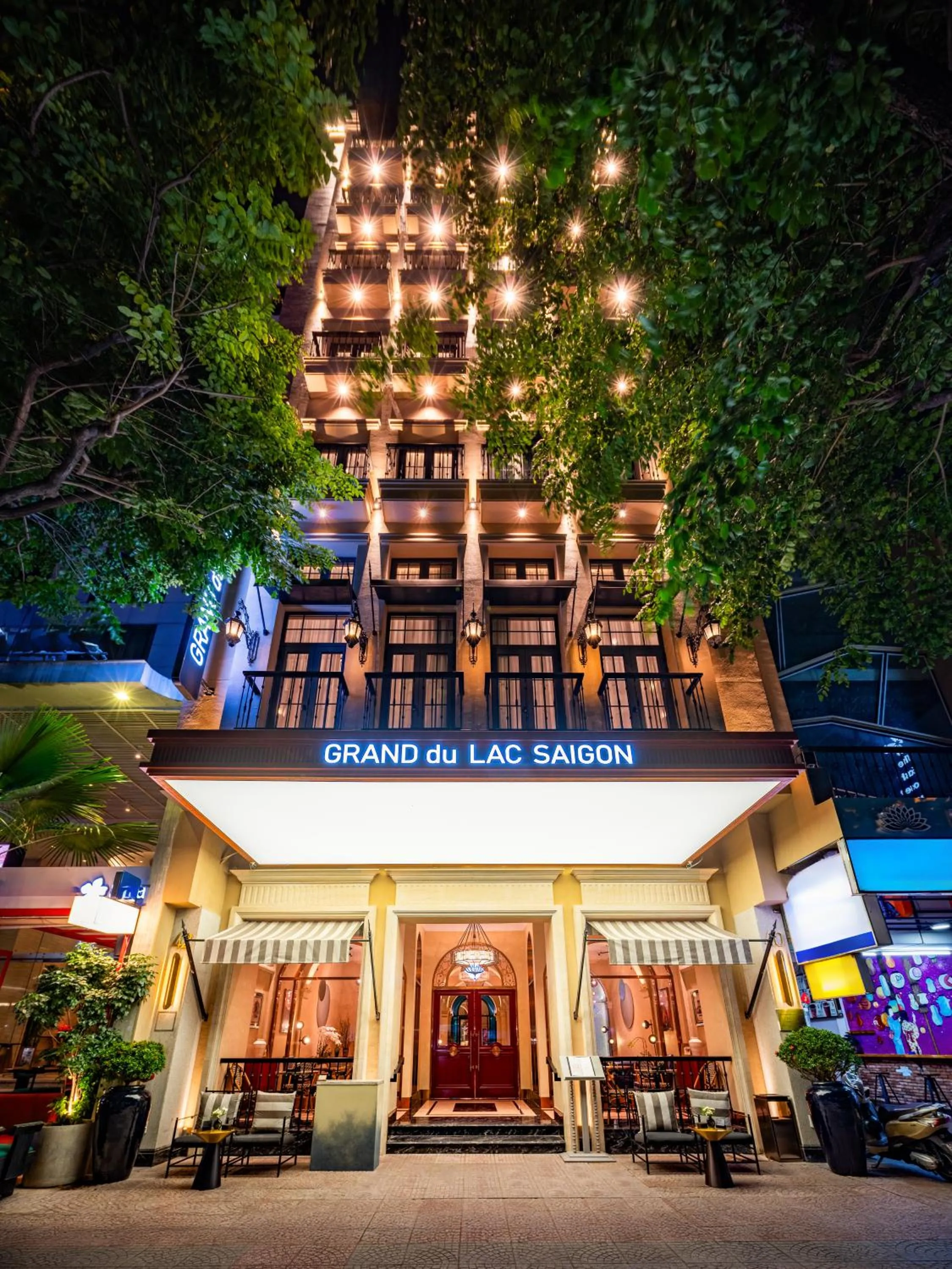 Property building in GRAND HOTEL du LAC Boutique Saigon