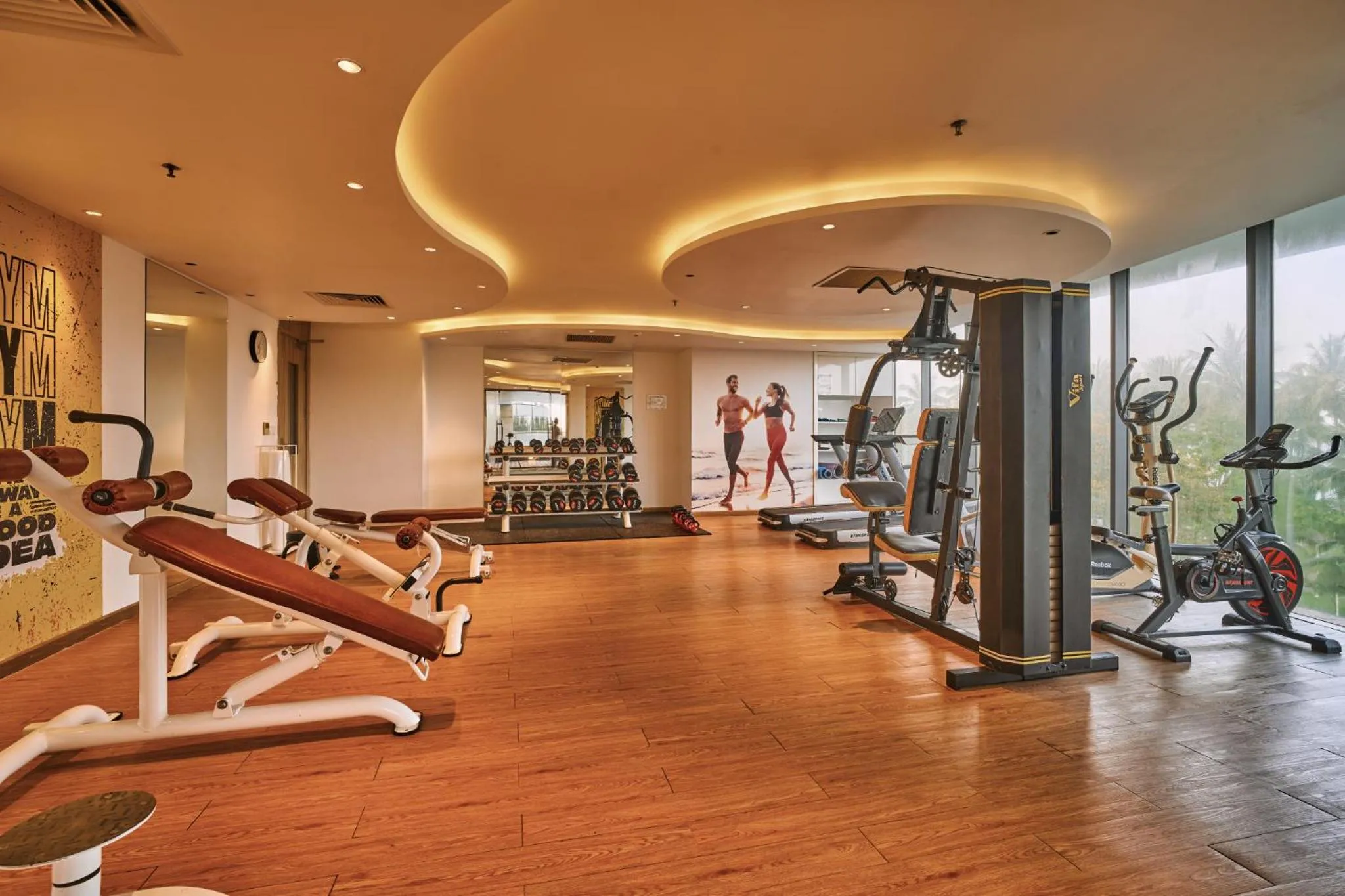 Fitness centre/facilities in S Lux Apartment Starcity with Sea View