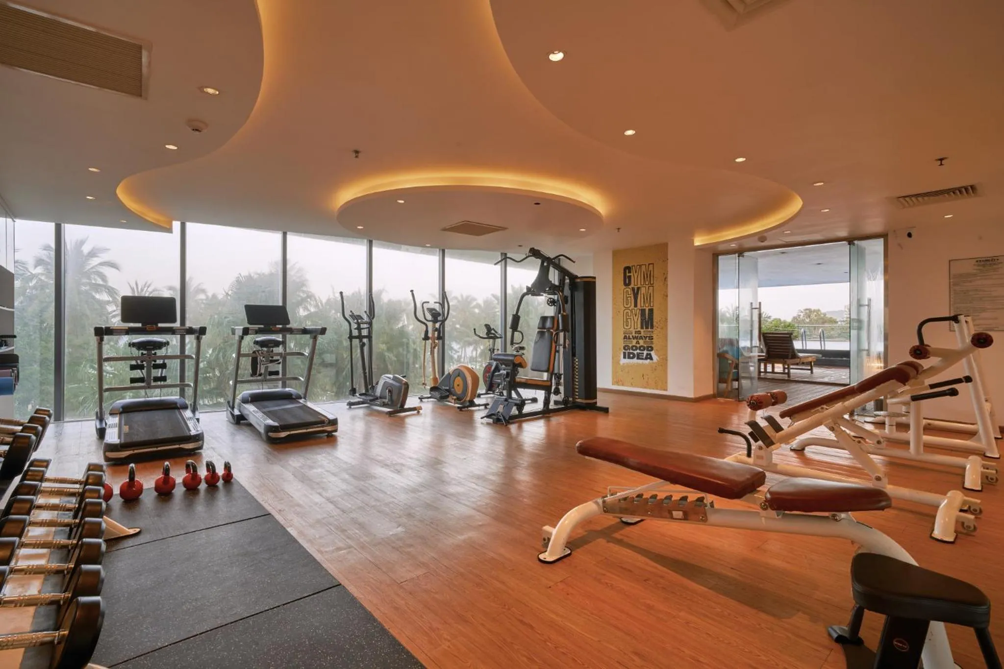 Fitness centre/facilities in S Lux Apartment Starcity with Sea View