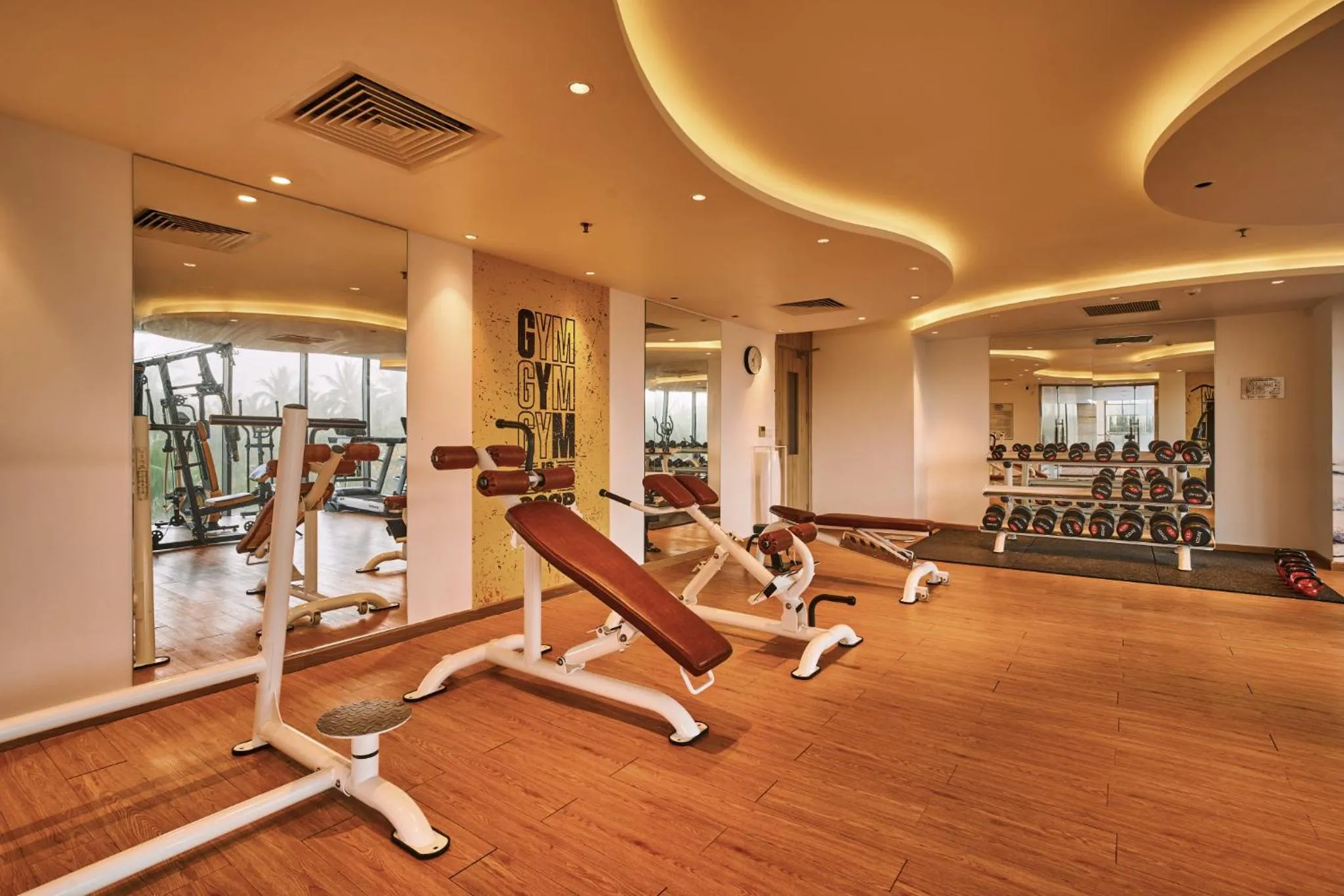 Fitness centre/facilities in S Lux Apartment Starcity with Sea View
