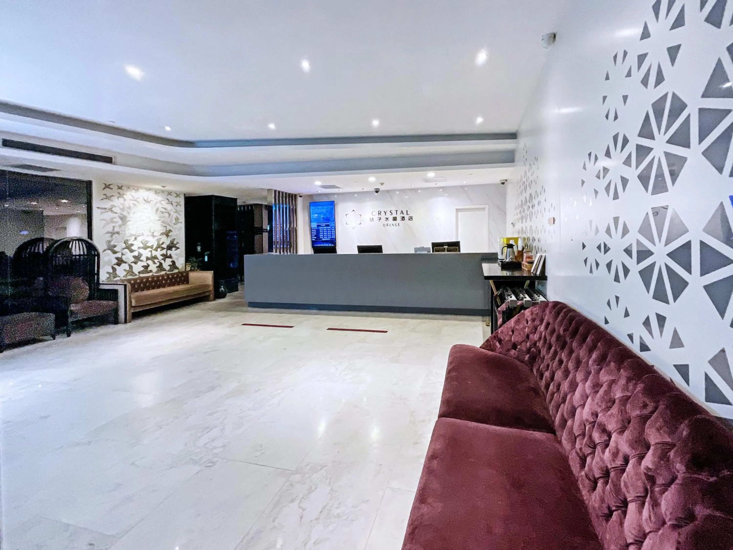Lobby or reception in Crystal Orange Hotel Shanghai International Tourism Resort Chuansha