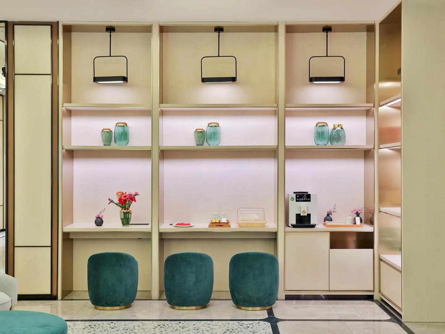 Seating area in Crystal Orange Hotel Shanghai Hongqiao Jinhui Road