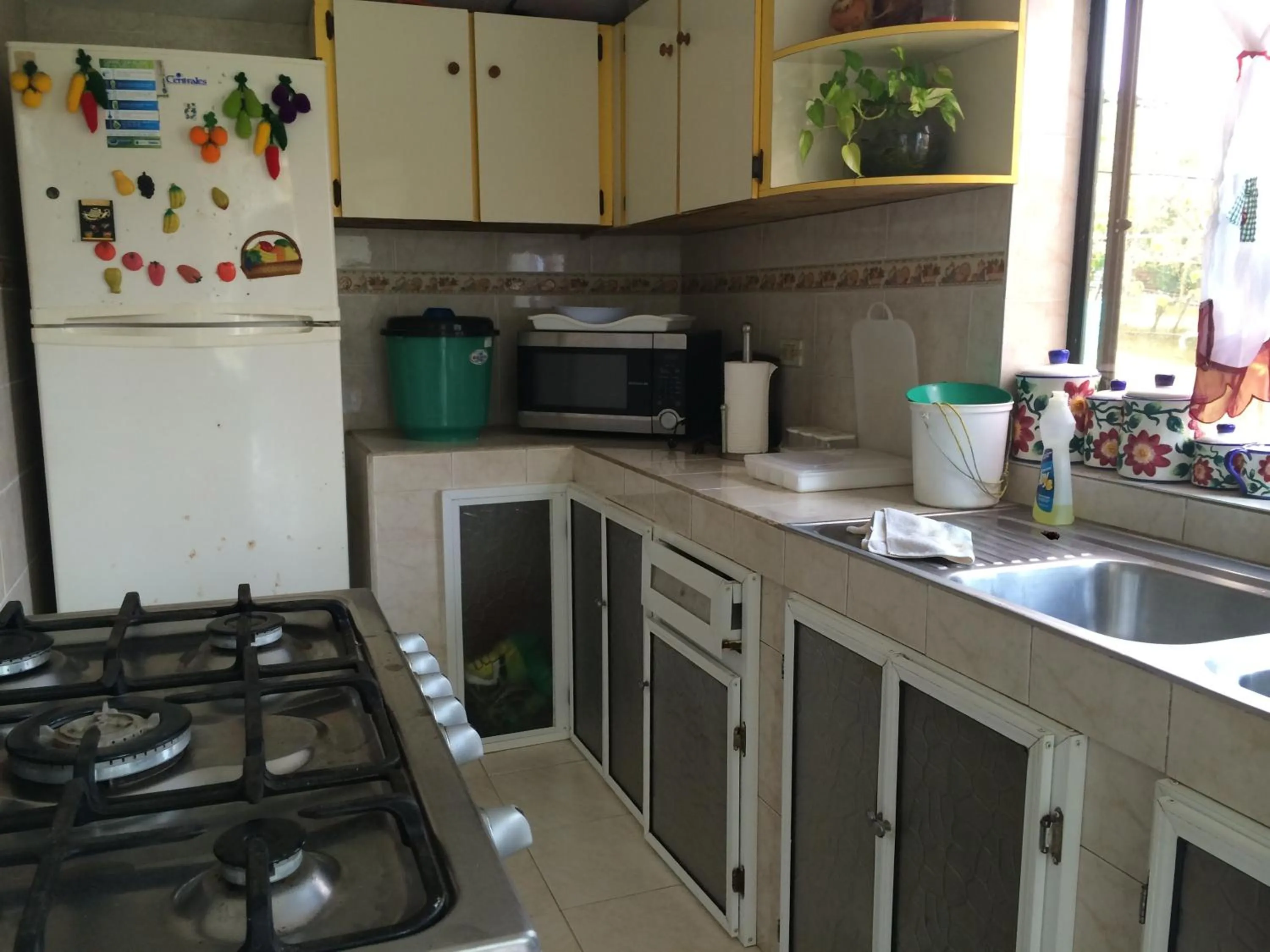 Communal kitchen in Posada Miss Portia