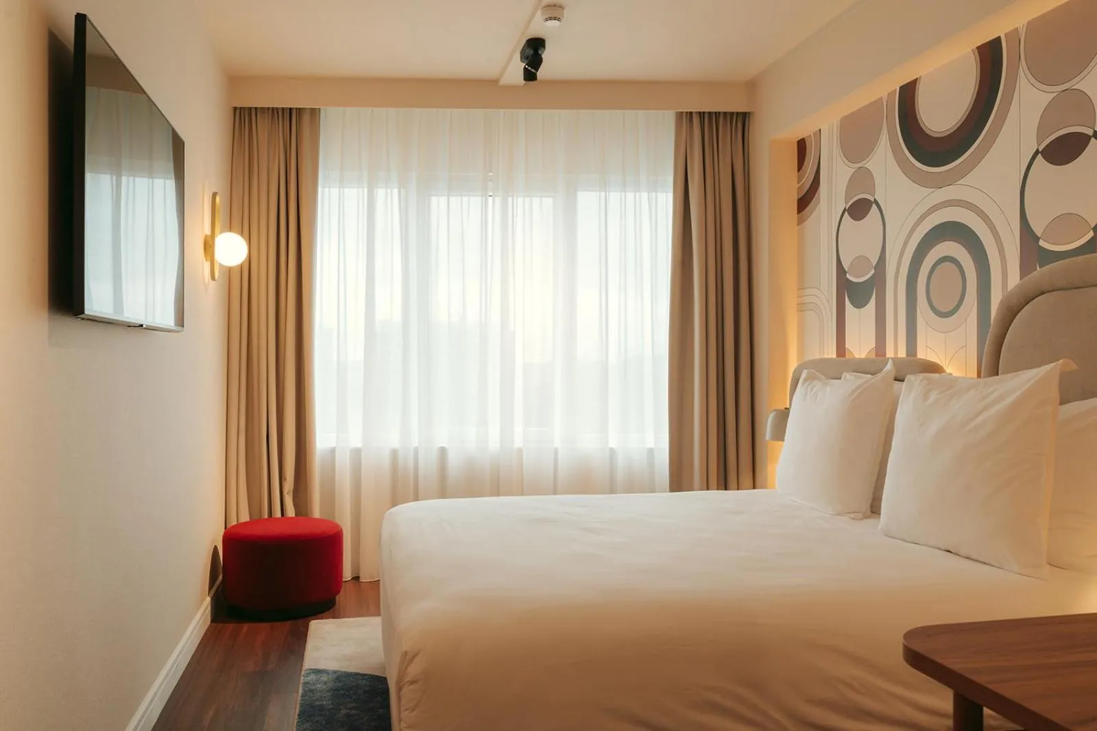 Communal lounge/ TV room, Bed in Via Antwerp